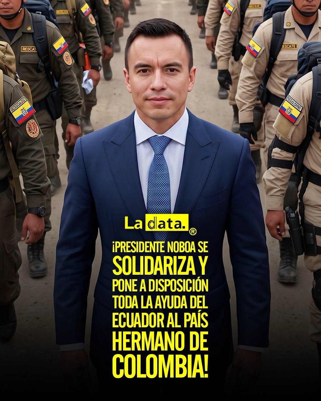 La Data ®👈 #ladata #TendenciaPolítica #Ecuador&Colombia #Terremoto