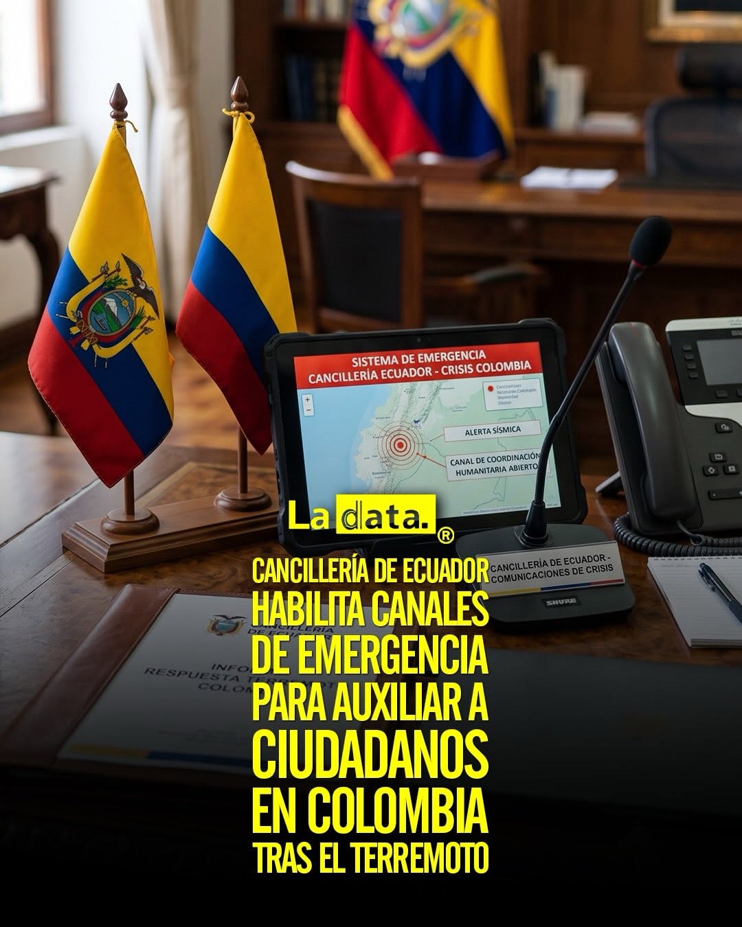 La Data ® 👈 ‎ ‎#ladata #TendenciaPolítica #Colombia #Ecuador