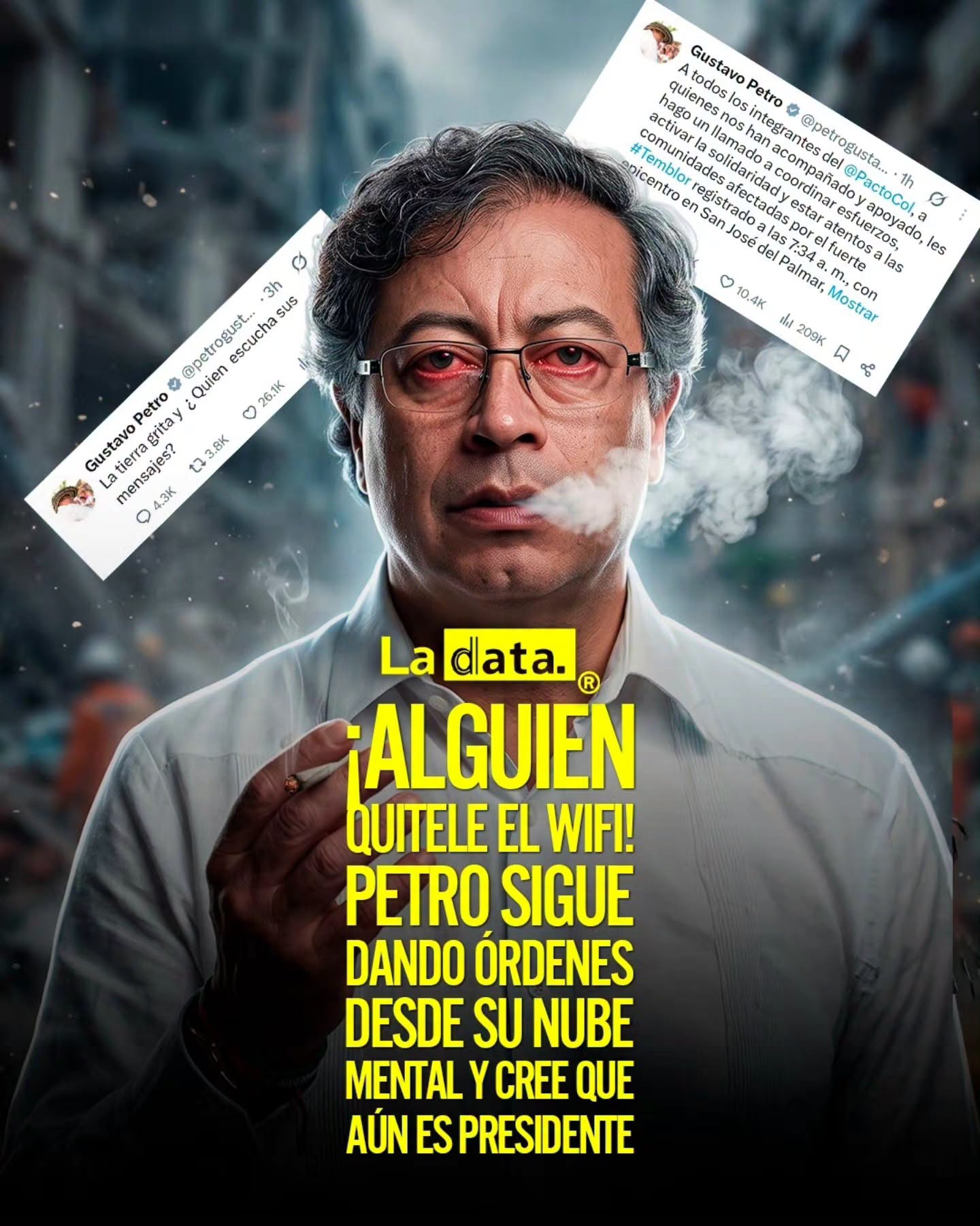 La Data ® 👈  #ladataec #tendenciapolitica #petro