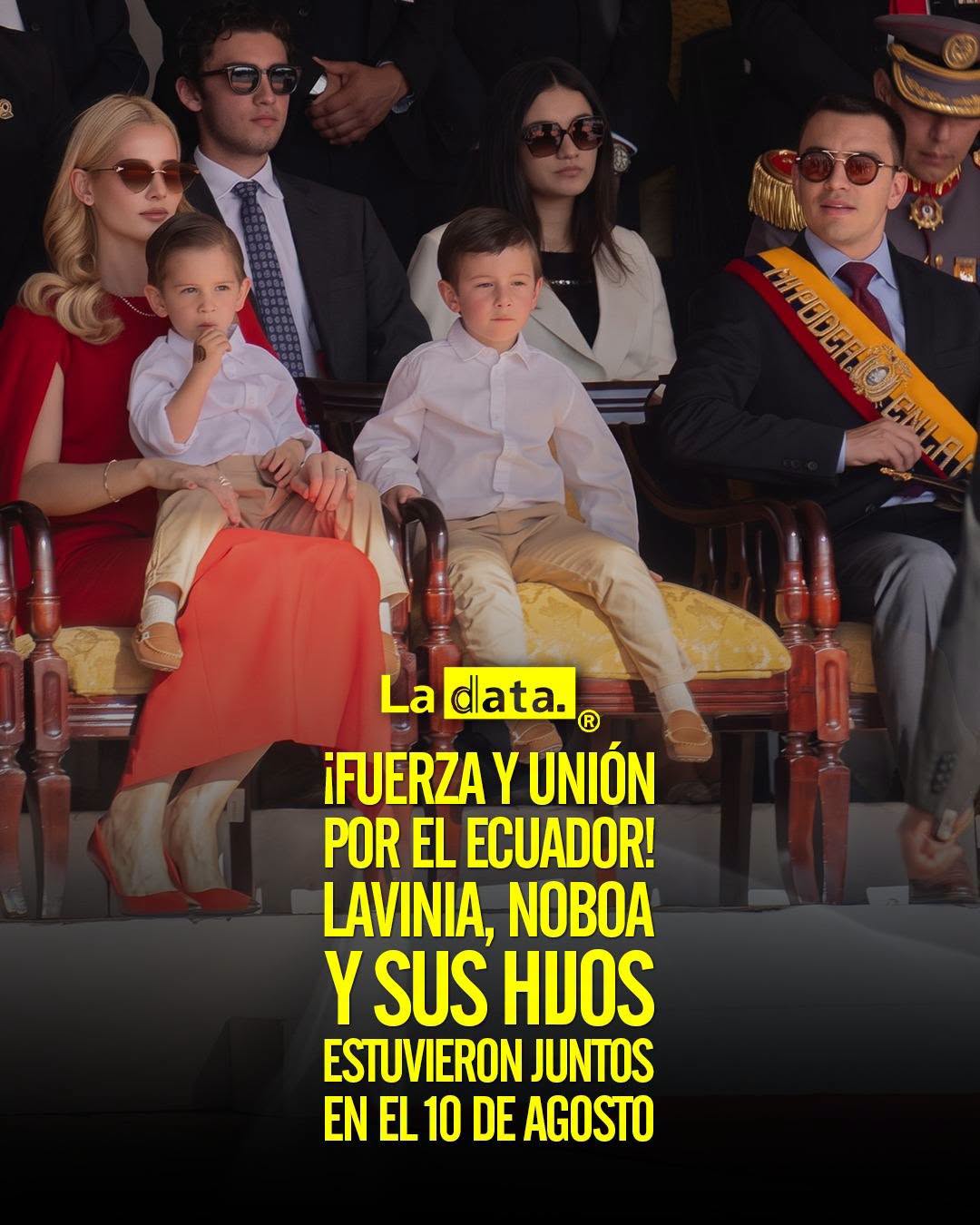 @ladataec 👈 #LaData #TendenciaPolítica #LaviniaValbonesi #DanielNoboa #10DeAgosto