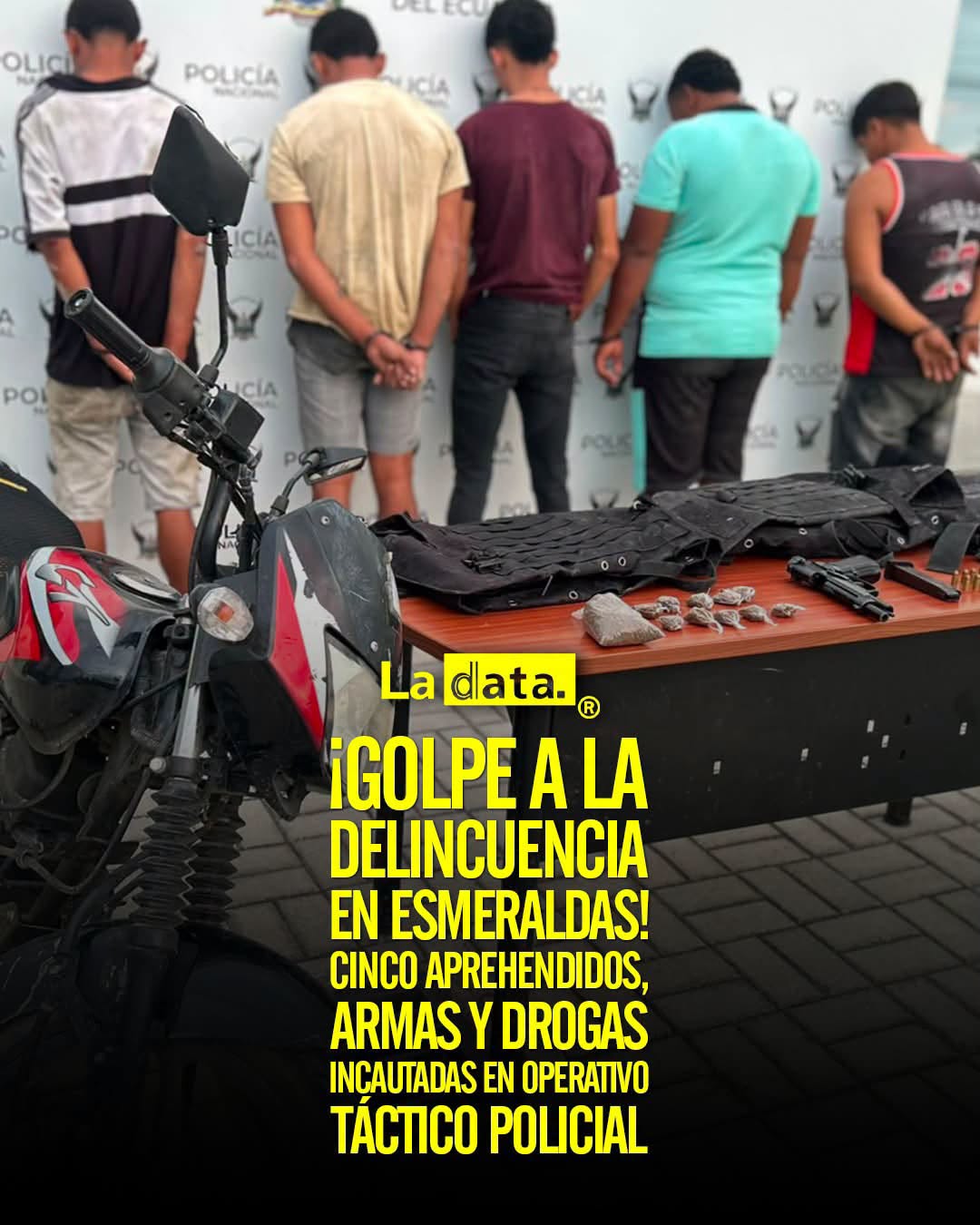 @ladataec 👈 ‎ ‎#ladata #TendenciaPolítica #PolicíaNacional #Esmeraldas