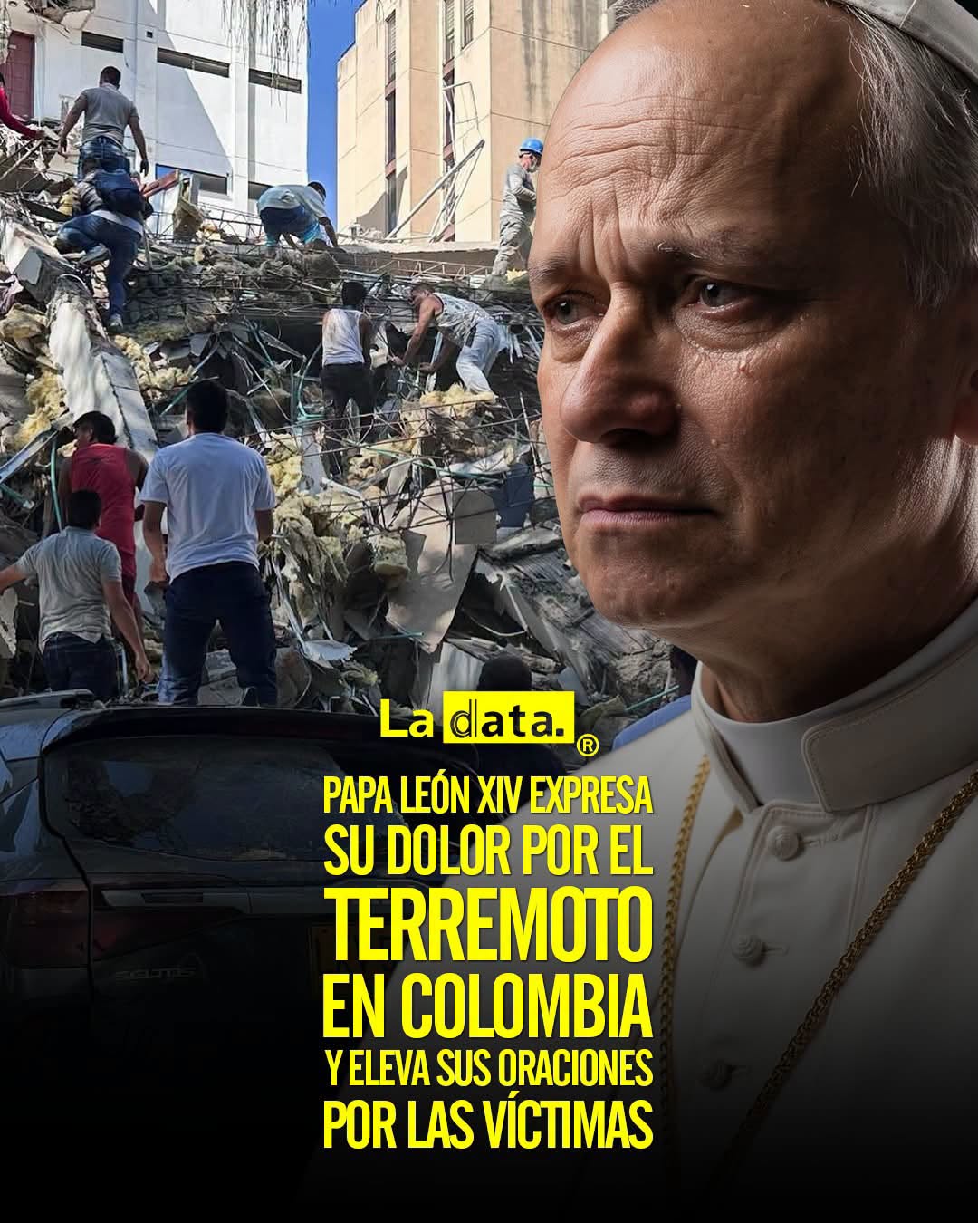 @ladataec👈 #ladata #TendenciaPolítica  #Terremoto #PapaLeónXIV