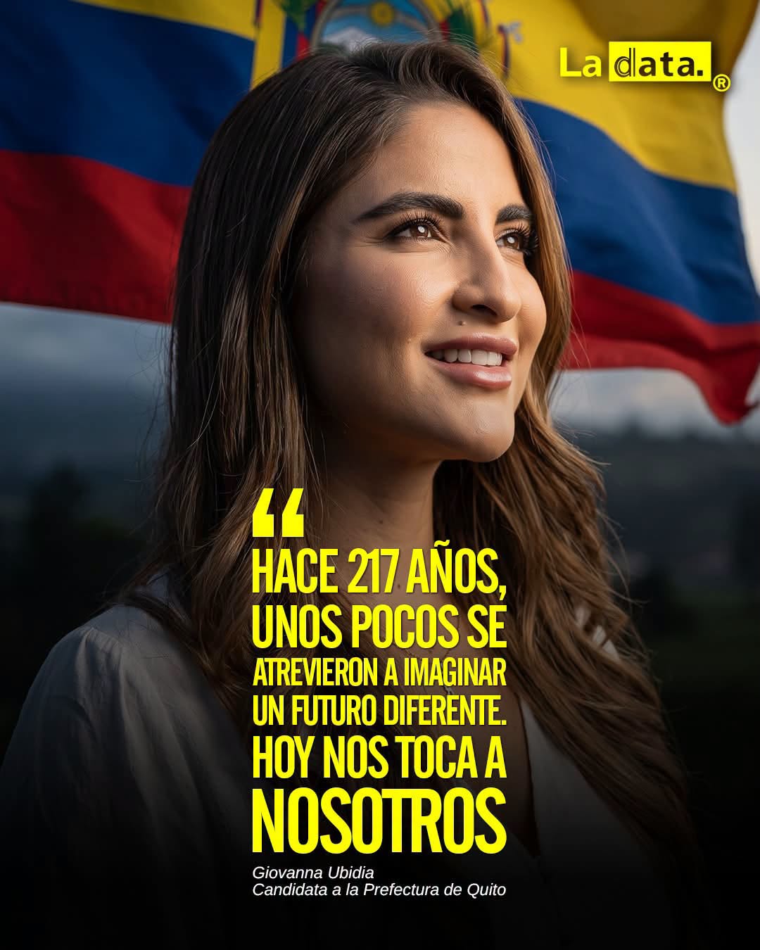 @ladataec 👈 #ladata #TendenciaPolítica #GiovannaUbidia #Pichincha