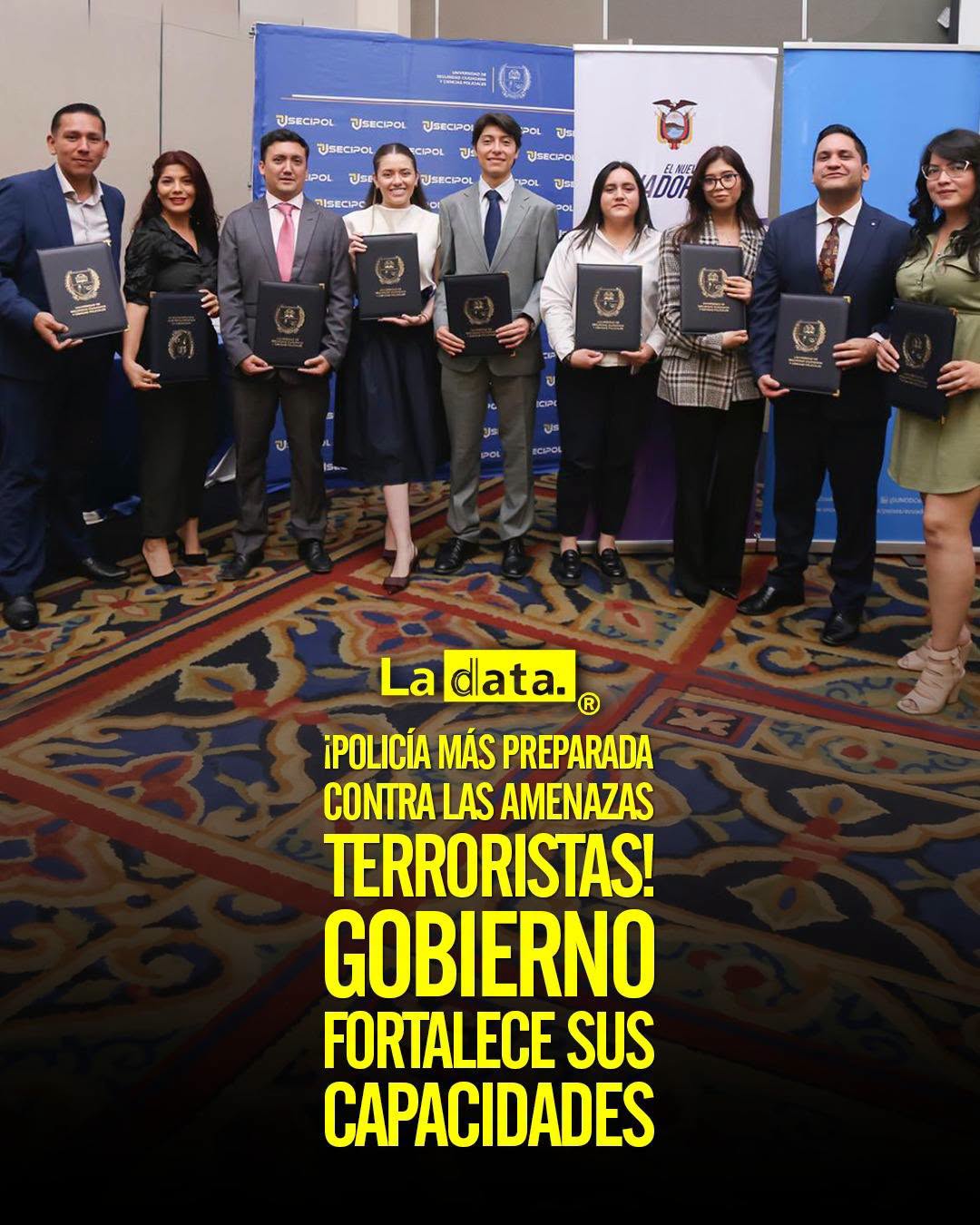 @ladataec 👈 #ladata #TendenciaPolítica #Seguridad #DanielNoboa