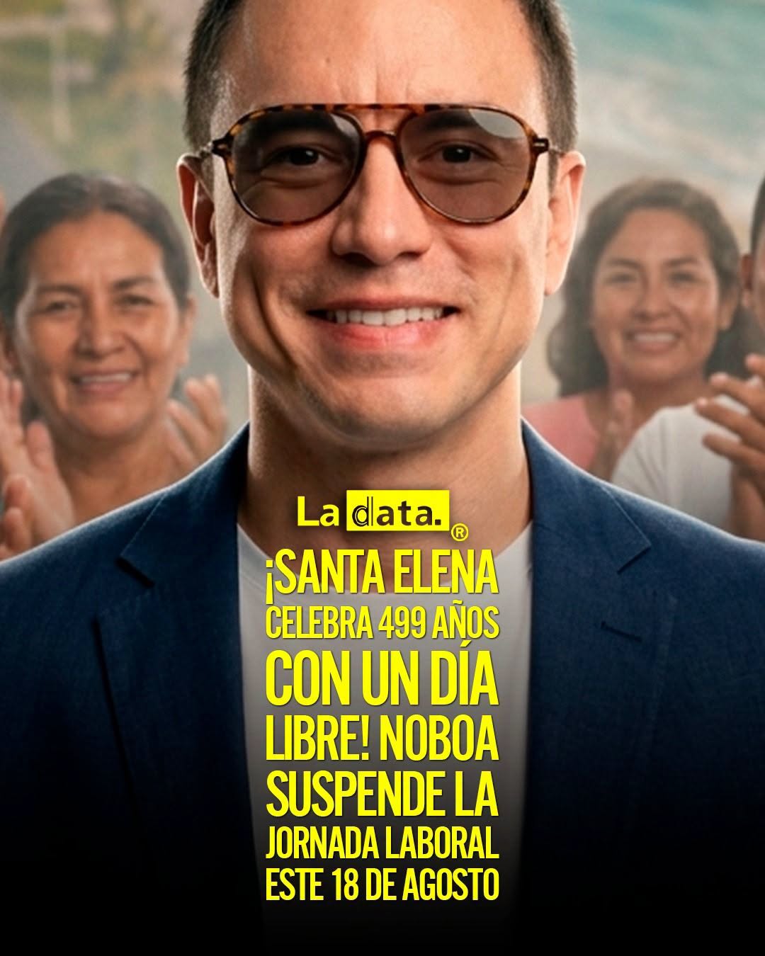 @ladataec👈 #ladata #TendenciaPolítica #DanielNoboa #SantaElena