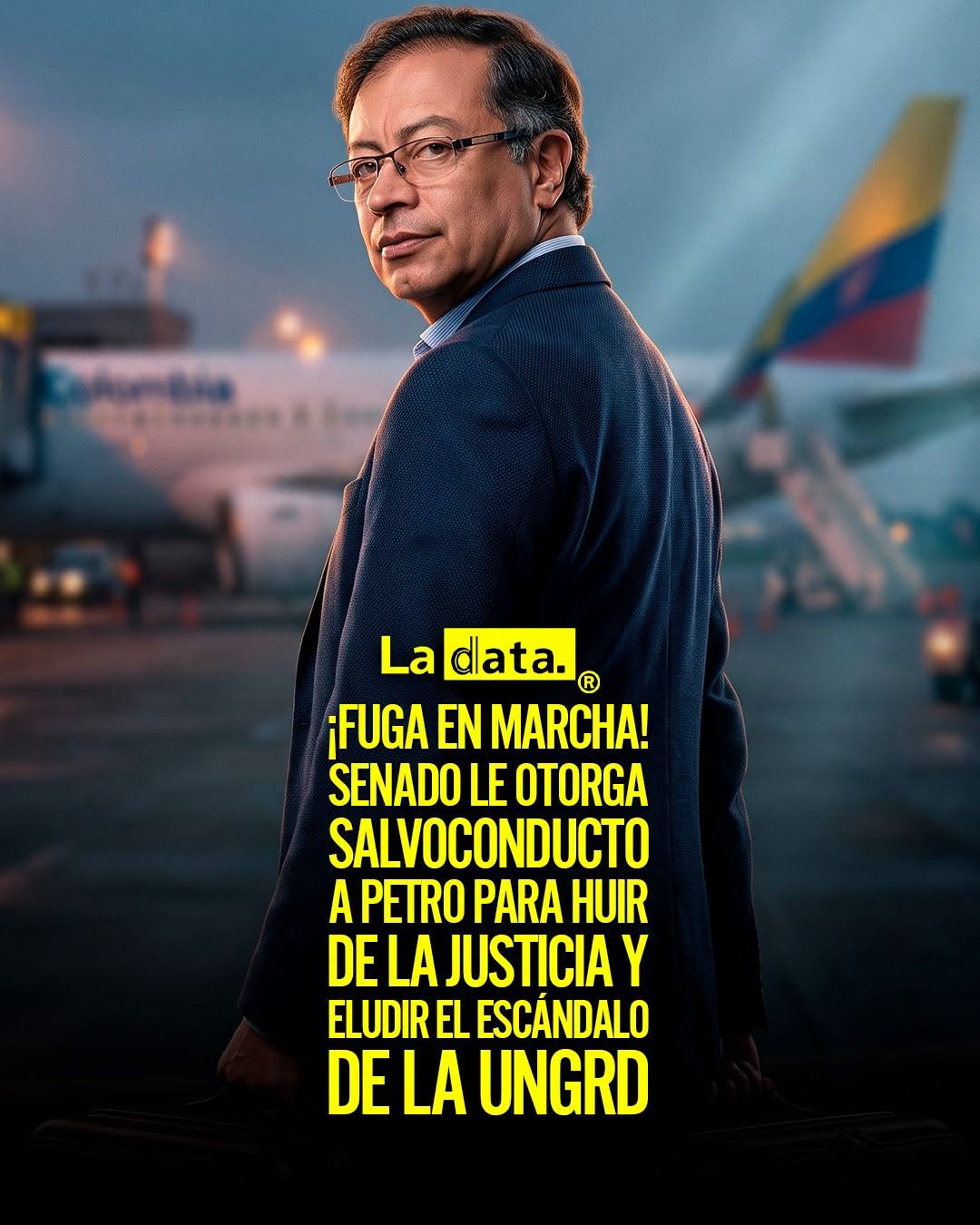 @ladataec 👈 ‎ ‎#ladata #TendenciaPolítica #GustavoPetro #Colombia