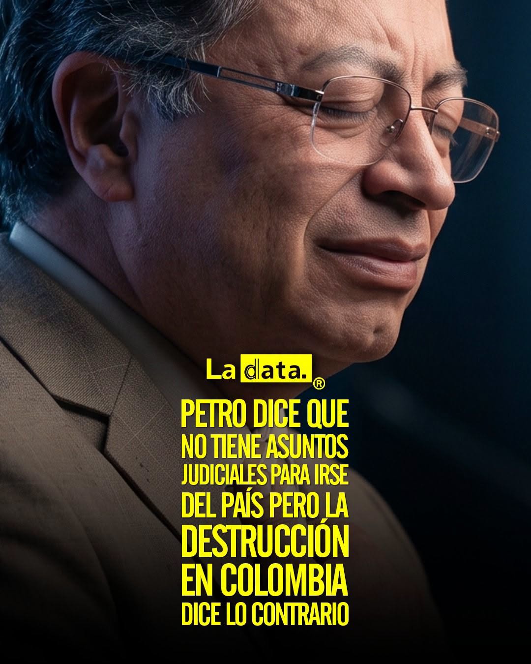 @ladataec 👈 #ladata #TendenciaPolítica #GustavoPetro #Colombia