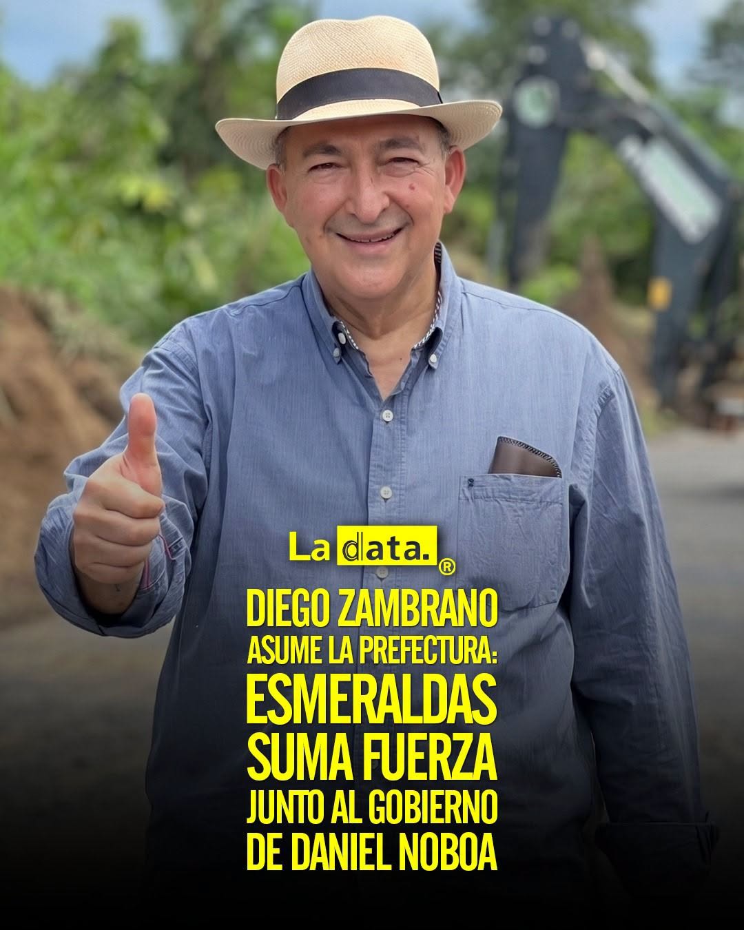 @ladata 👈  #ladata #TendenciaPolítica #DiegoZambrano #DanielNoboa #RobertaZambrano