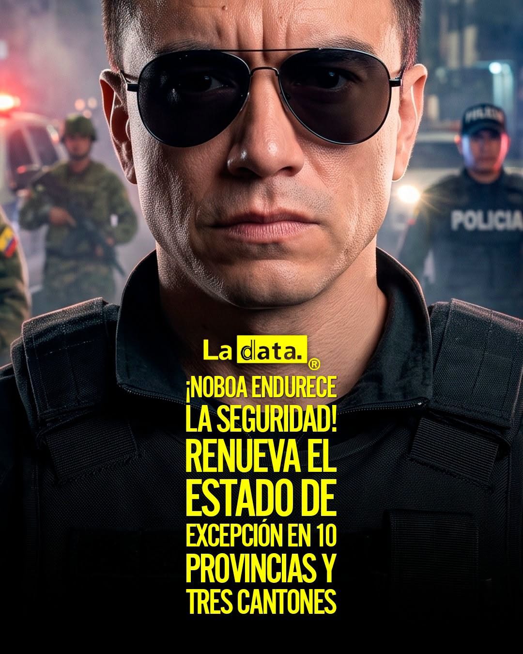 @ladataec👈 #ladata #TendenciaPolítica #DanielNoboa #Seguridad