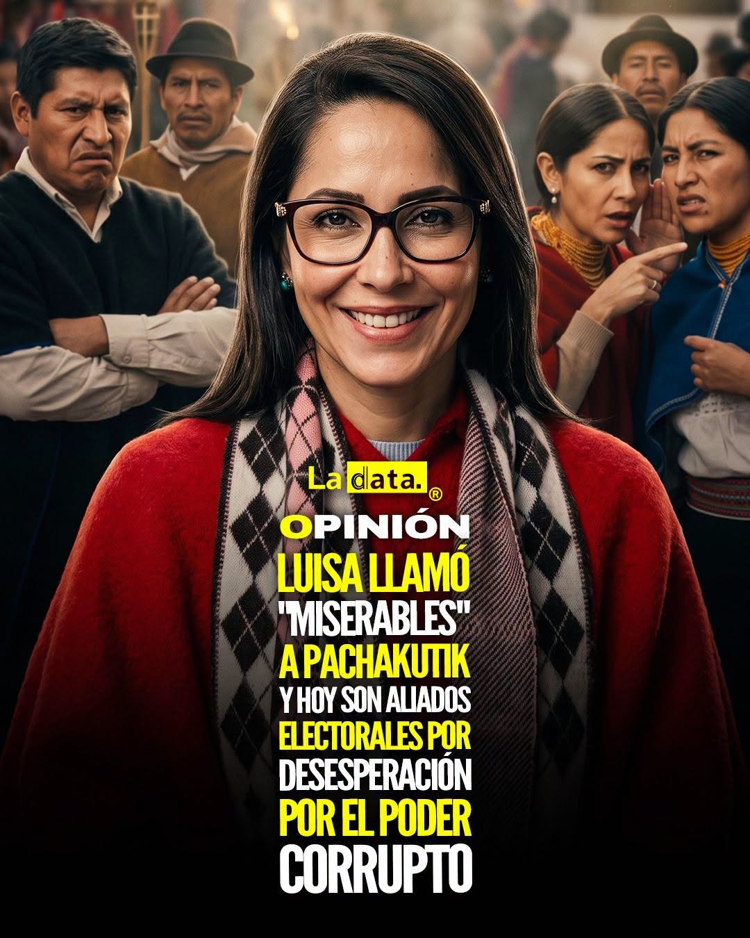 @ladataec 👈 ‎ ‎#ladata #TendenciaPolítica #LuisaGonzález #RafaelCorrea