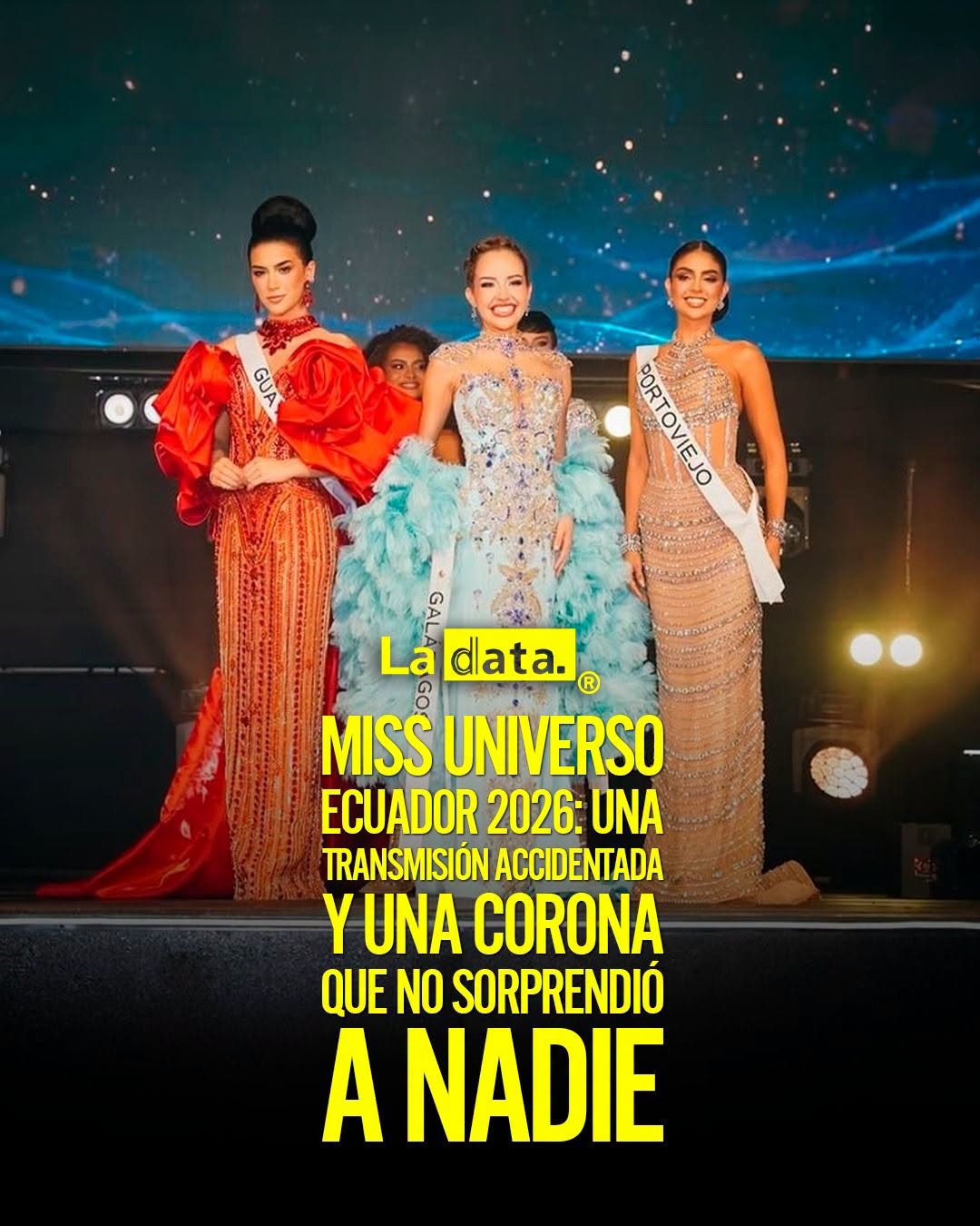 @ladataec 👈 ​#ladataec #tendenciapolitica #missecuador #daliabucaram