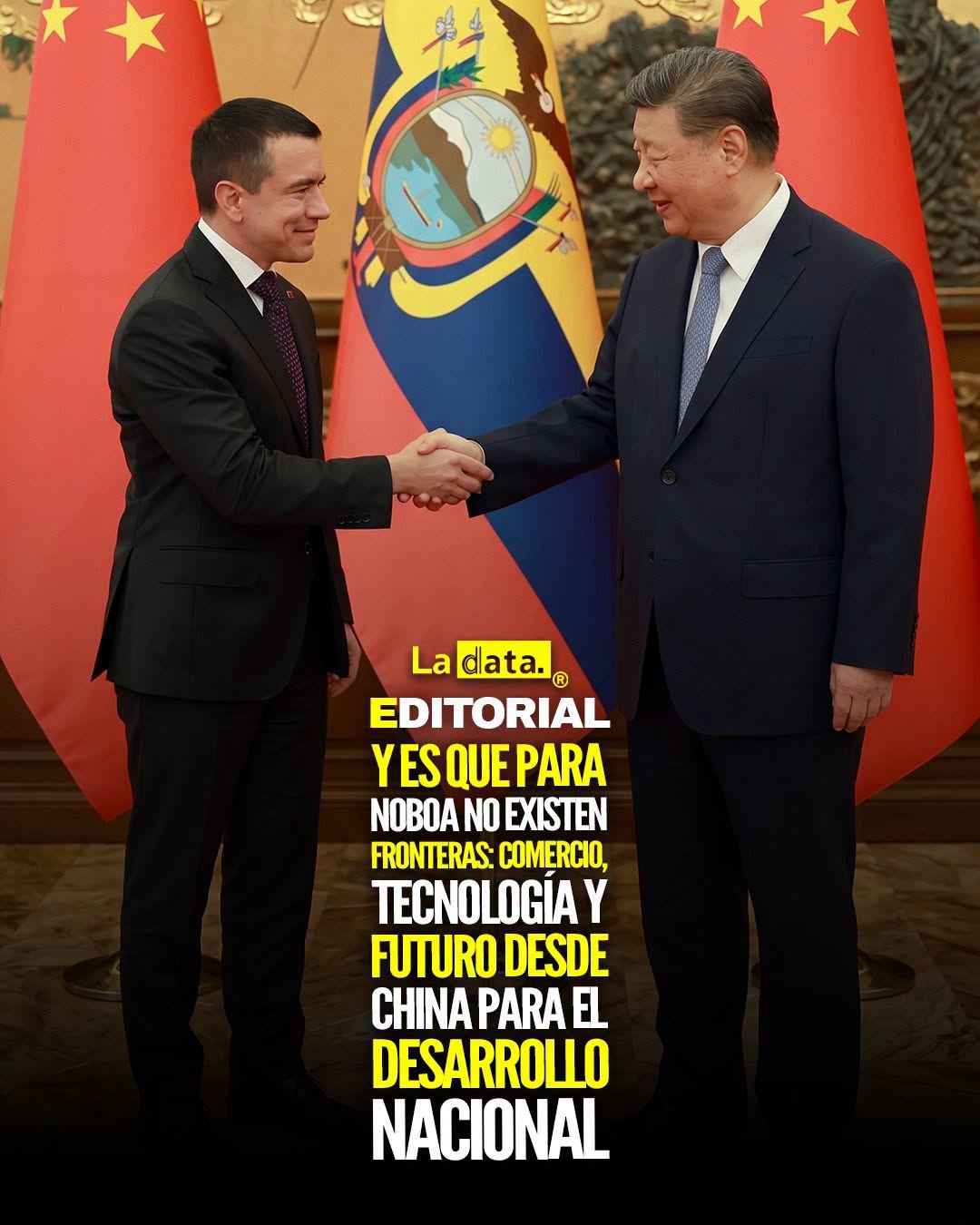 @ladataec 👈 ‎ ‎#ladata #TendenciaPolítica #Ecuador #China