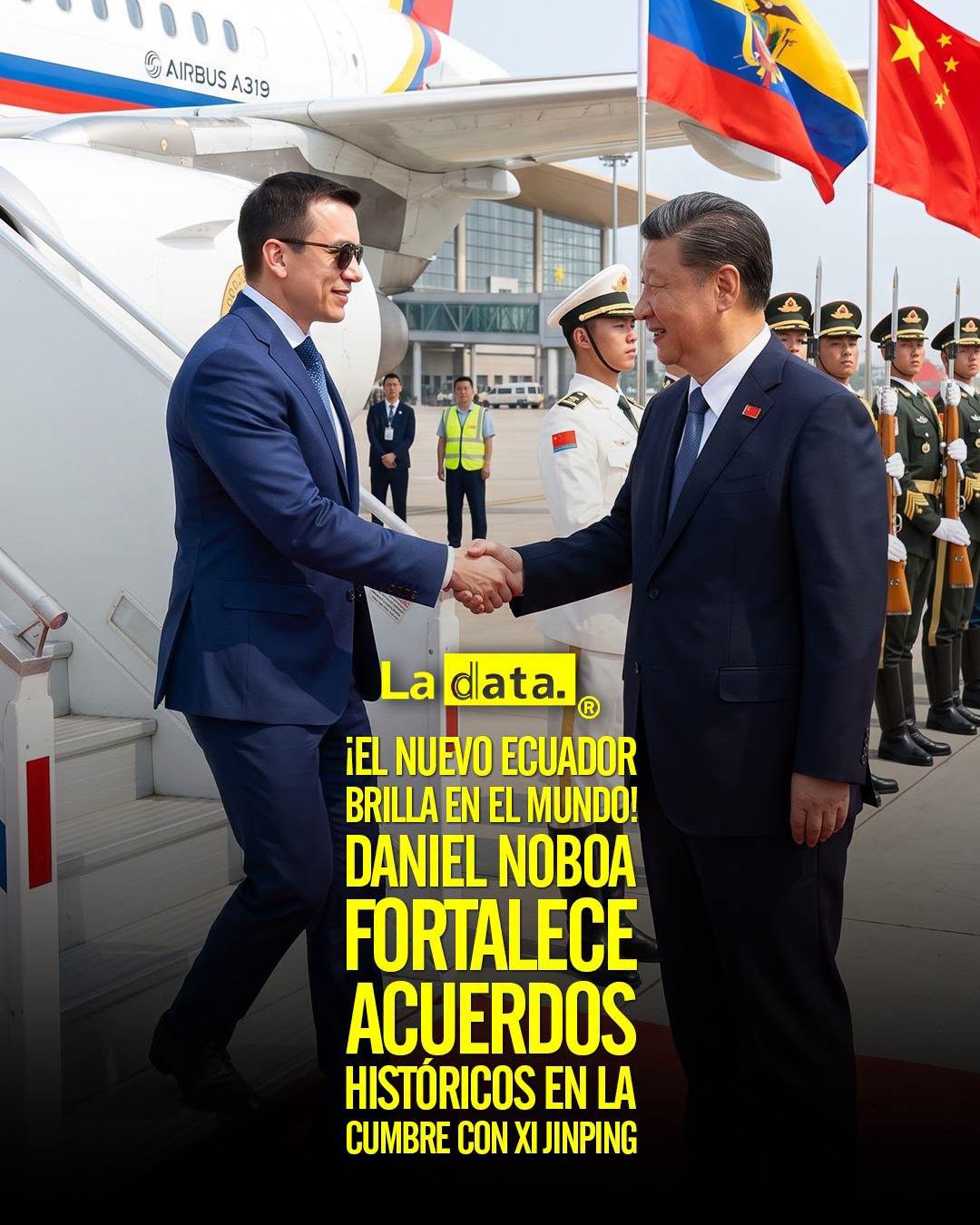 @ladataec 👈 #ladataec #tendenciapolitica #danielnoboa #girainternacional