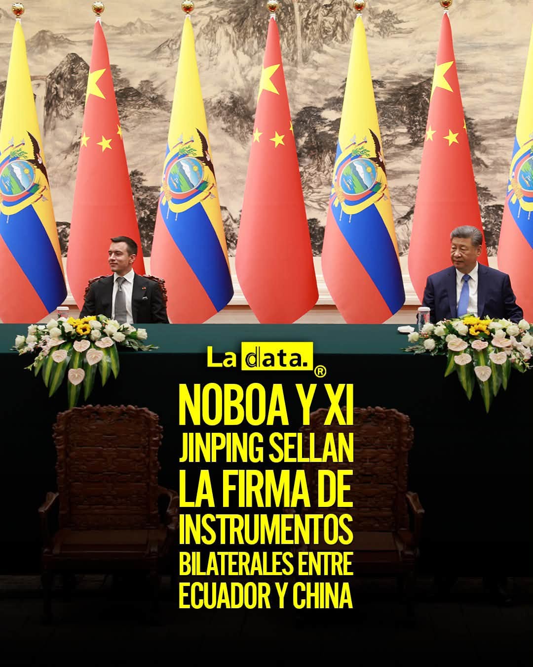 @ladataec 👈 #ladata #TendenciaPolítica  #Ecuador #China #XiJinping
