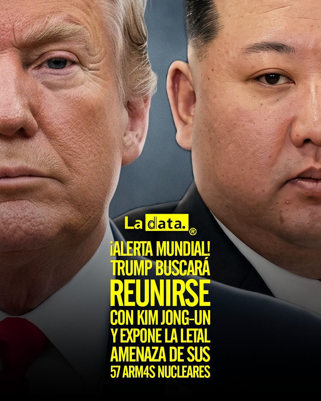 @ladataec 👈 #ladata #TendenciaPolítica #DonaldTrump #KimJong-un