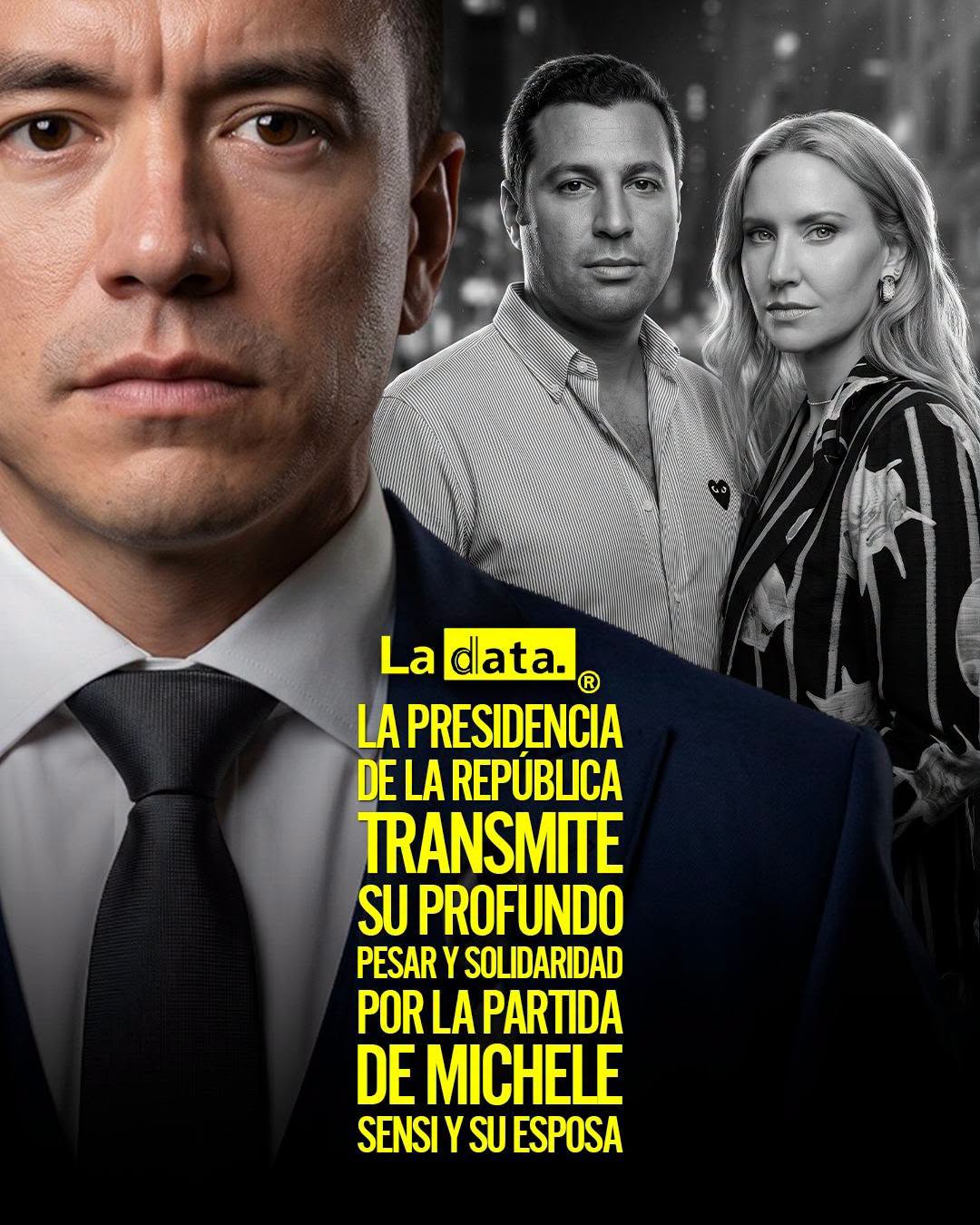 @ladataec 👈 ‎ ‎#ladata #TendenciaPolítica #GobiernoNacional #Condolencias