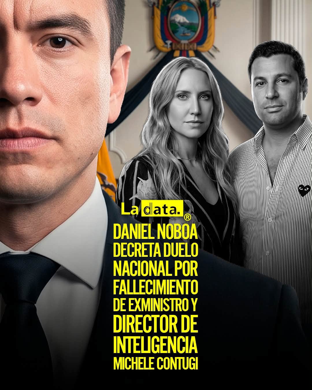 @ladataec👈 #LaData #TendenciaPolitica #Luto #Ecuador