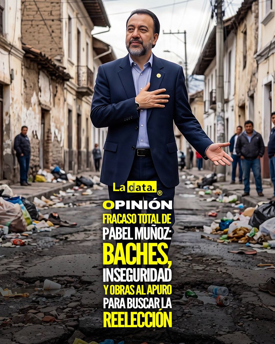 @ladataec 👈 ‎ ‎#ladata #TendenciaPolítica #PabelMuñoz #Quito