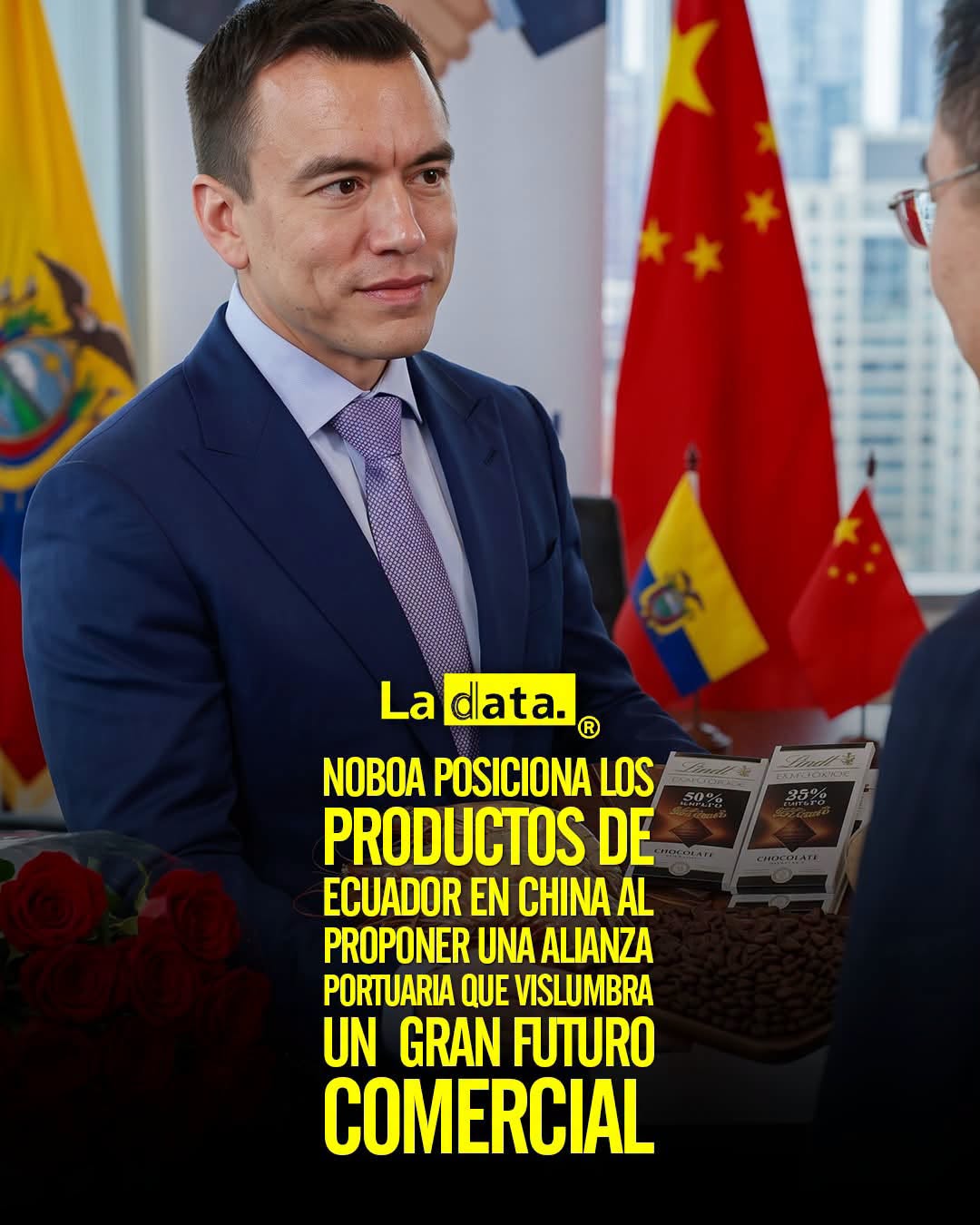 @ladataec 👈 ‎ ‎#ladata #TendenciaPolítica #Ecuador #China