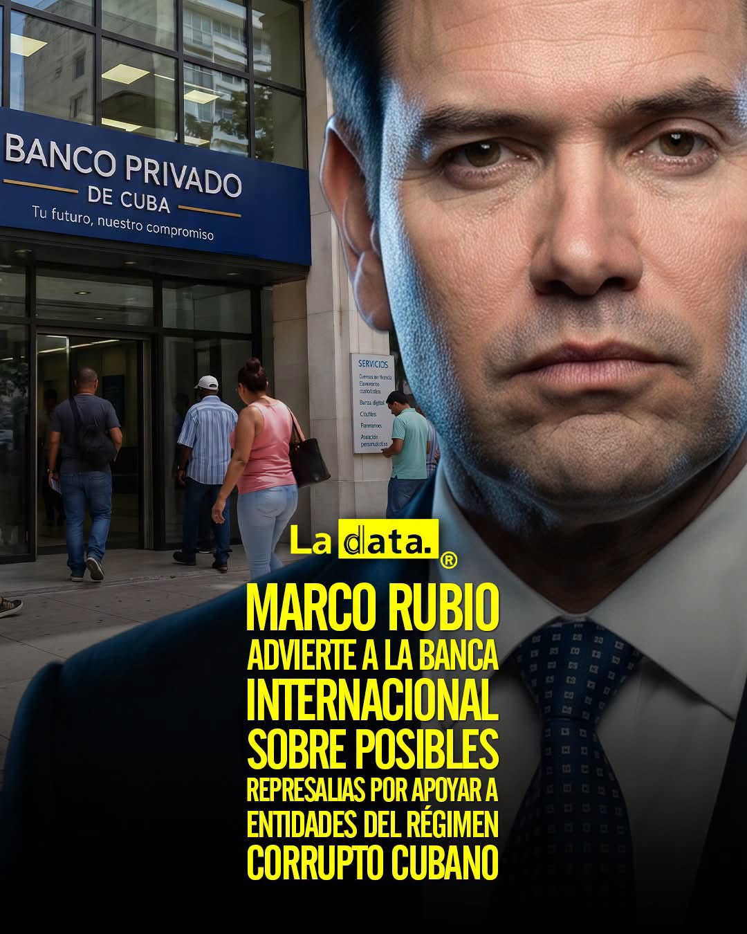 @ladataec 👈 ‎ ‎#ladata #TendenciaPolítica #Cuba #MarcoRubio
