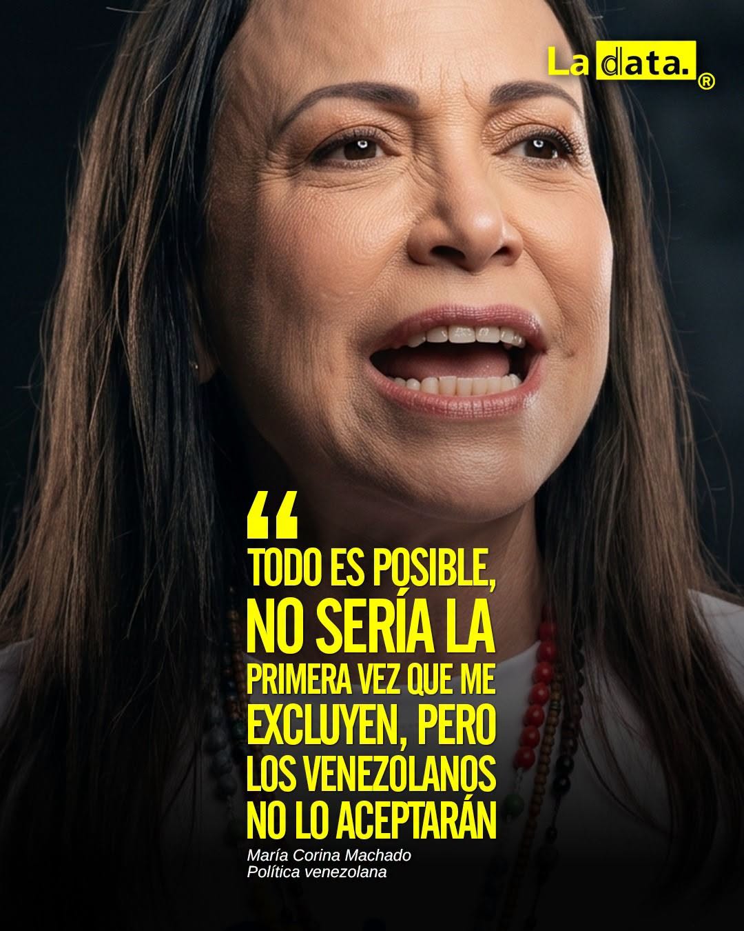 @ladataec 👈 #LaData #TendenciaPolítica #MariaCorinaMachado #Elecciones