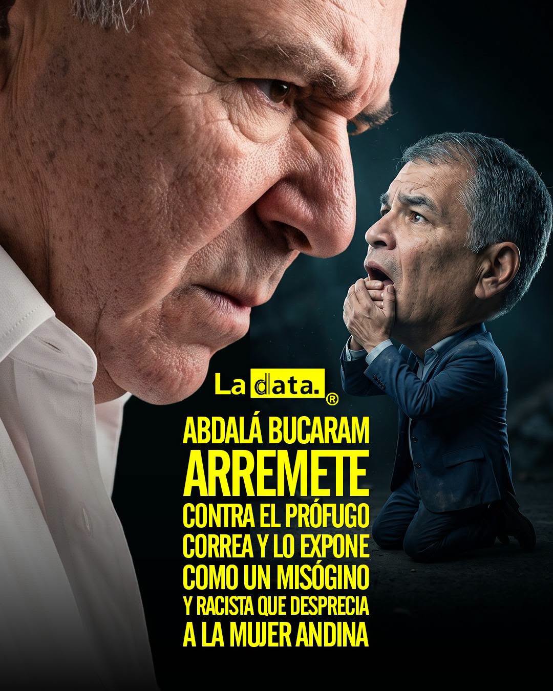 @ladataec 👈 ‎ ‎#ladata #TendenciaPolítica #AbdaláBucaram #RafaelCorrea