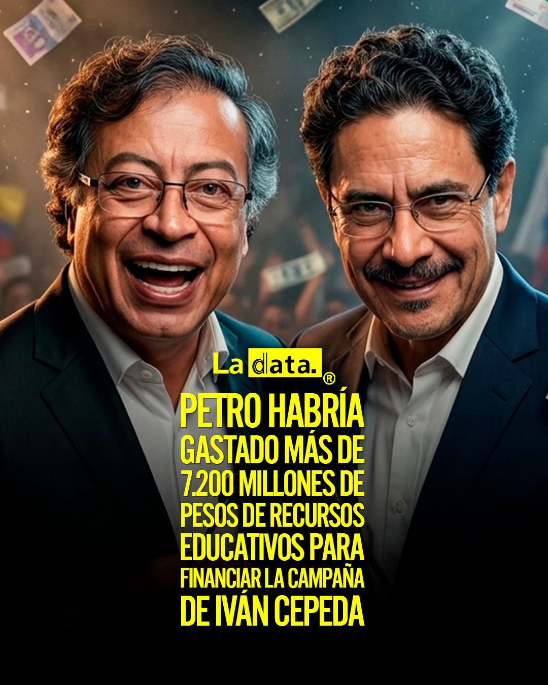 @ladataec 👈 ‎ ‎#ladata #TendenciaPolítica #GustavoPetro #IvánCepeda