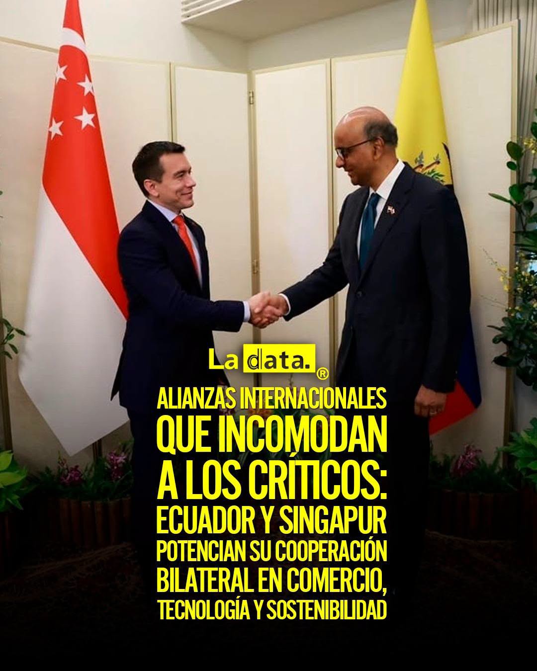 @ladataec 👈 #ladataec #tendenciapolitica #danielnoboa #girainternacional