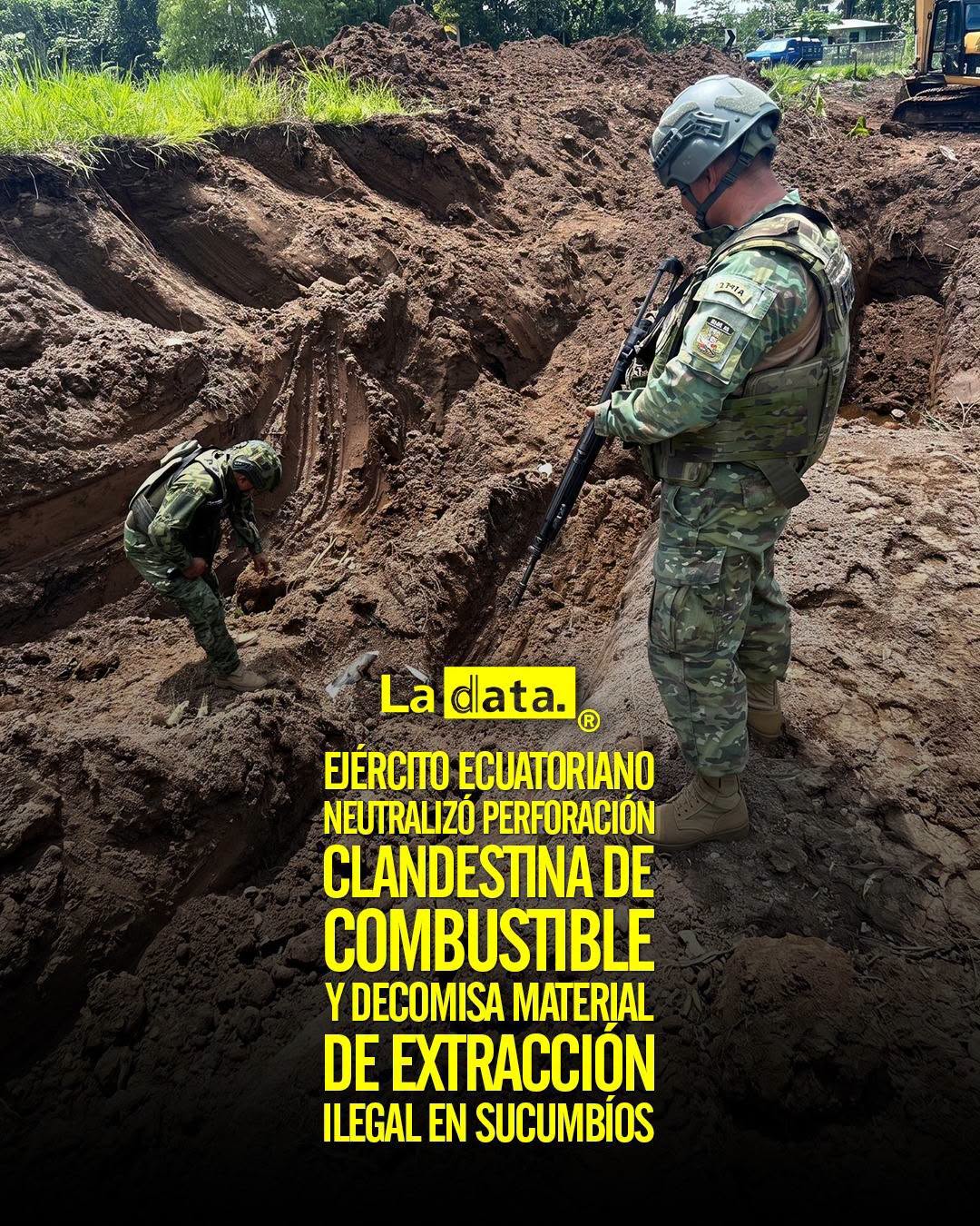@ladataec 👈 ‎ ‎#ladata #TendenciaPolítica #FuerzasArmadas #LagoAgrio