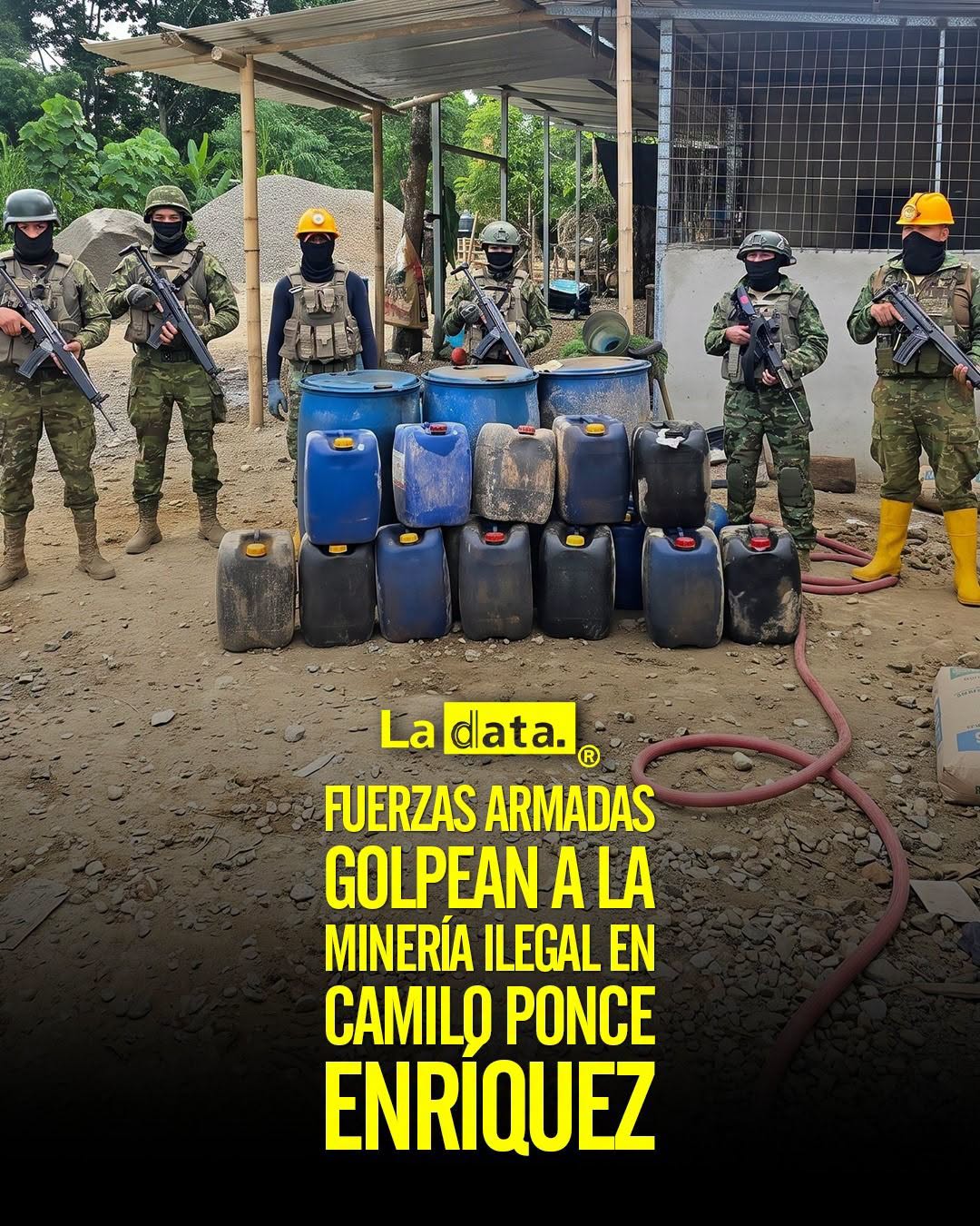 @ladataec👈 #LaData #TendenciaPolitica #Minería #FFAA