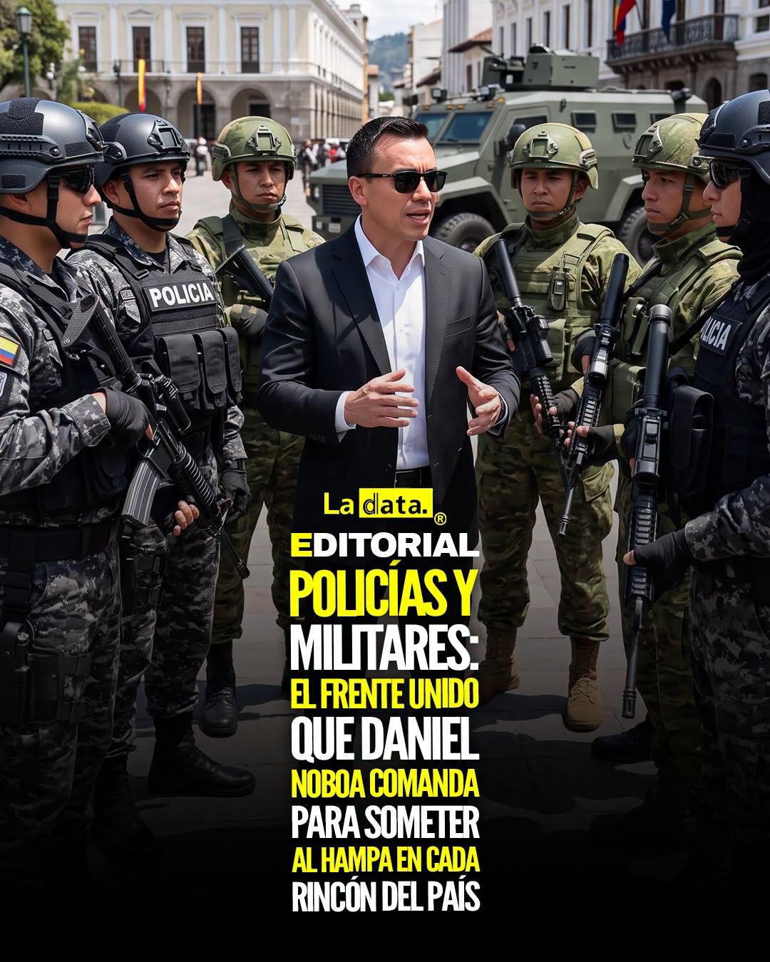 @ladataec 👈 ‎ ‎#ladata #TendenciaPolítica #DanielNoboa #Seguridad