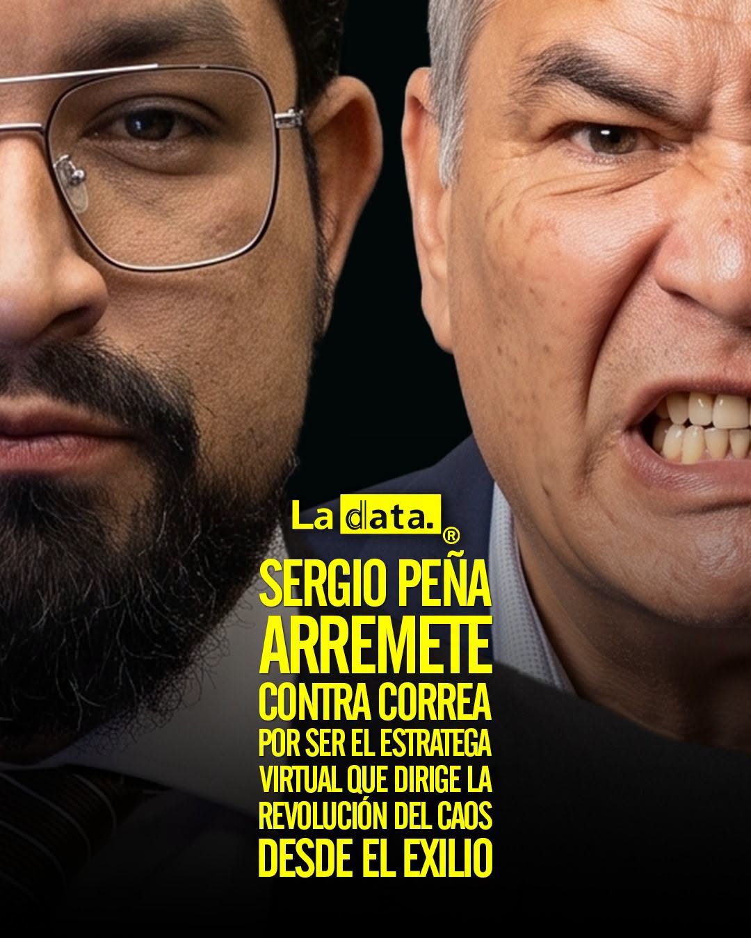 @ladataec 👈 ‎ ‎#ladata #TendenciaPolítica #SergioPeña #RafaelCorrea