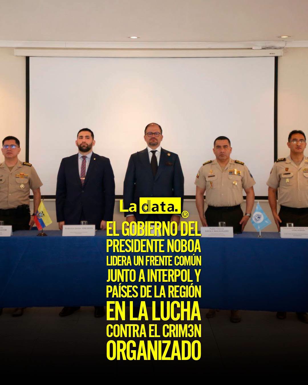 @ladataec 👈 ‎ ‎#ladata #TendenciaPolítica #DanielNoboa #Seguridad
