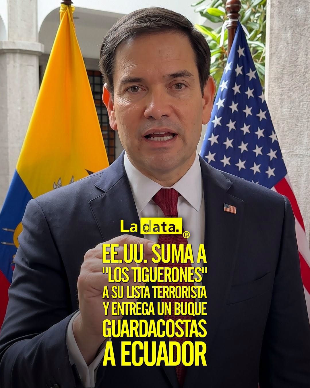 @ladataec👈 #LaData #TendenciaPolitica #MarcoRubio #EEUU