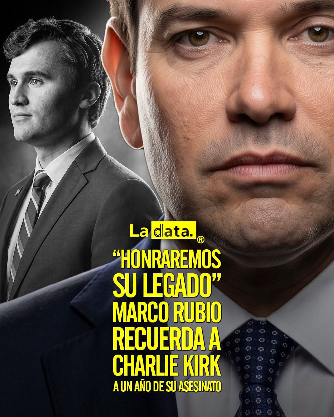 @ladataec👈 #ladata #TendenciaPolítica #Rubio #CharlieKirk