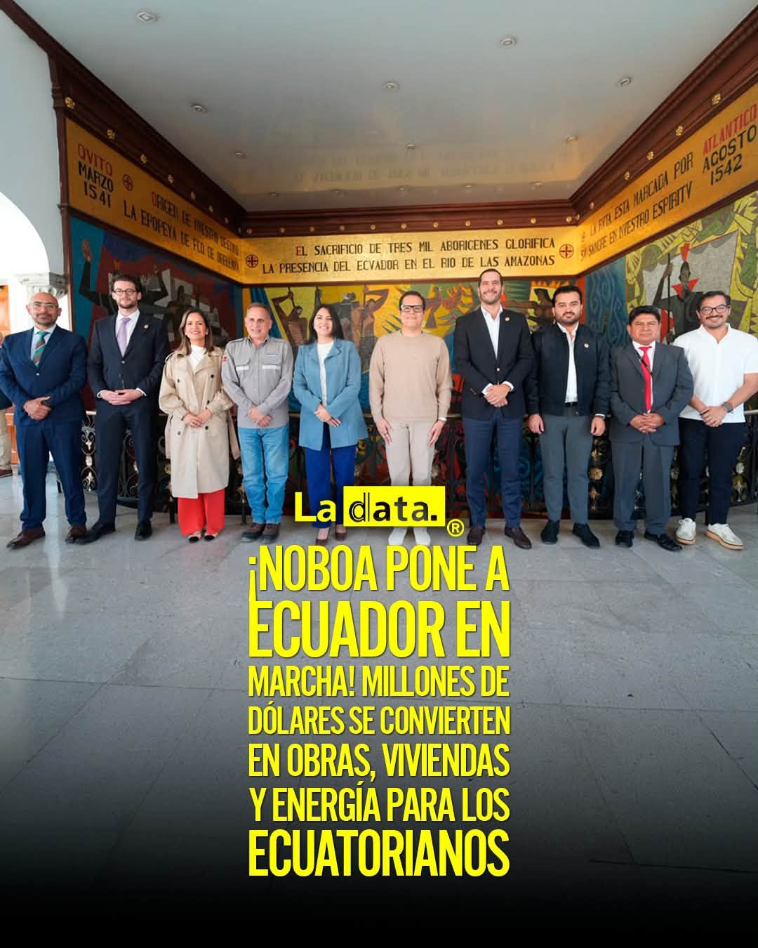 @ladataec👈 #LaData #TendenciaPolitica #DanielNoboa #Ecuador #Obras #Infraestructura #Vivienda #Energia