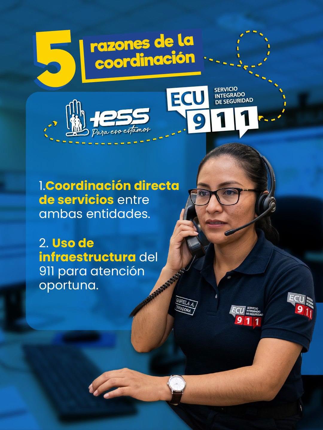 ¡Ante una emergencia, cada segundo cuenta!