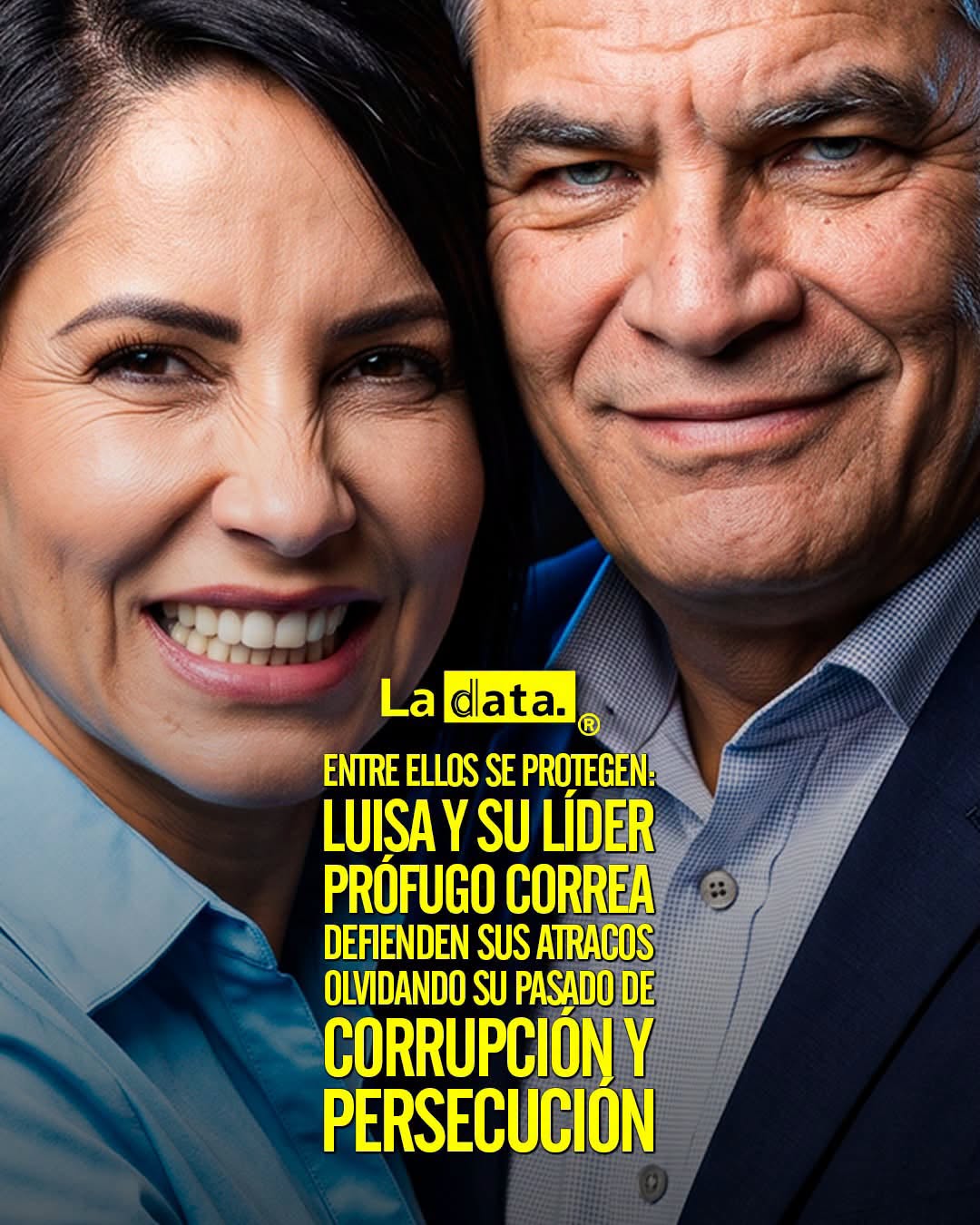@ladataec 👈 ‎ ‎#ladata #TendenciaPolítica #LuisaGonzález #RafaelCorrea