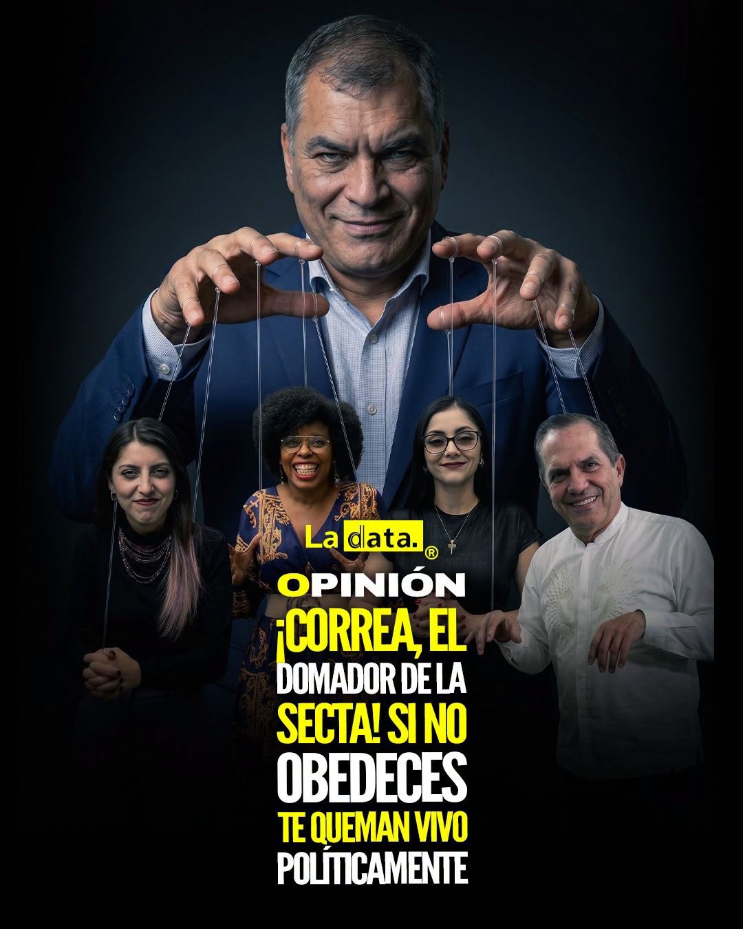 @ladataec 👈 ‎ ‎#ladata #TendenciaPolítica #RafaelCorrea #Correísmo