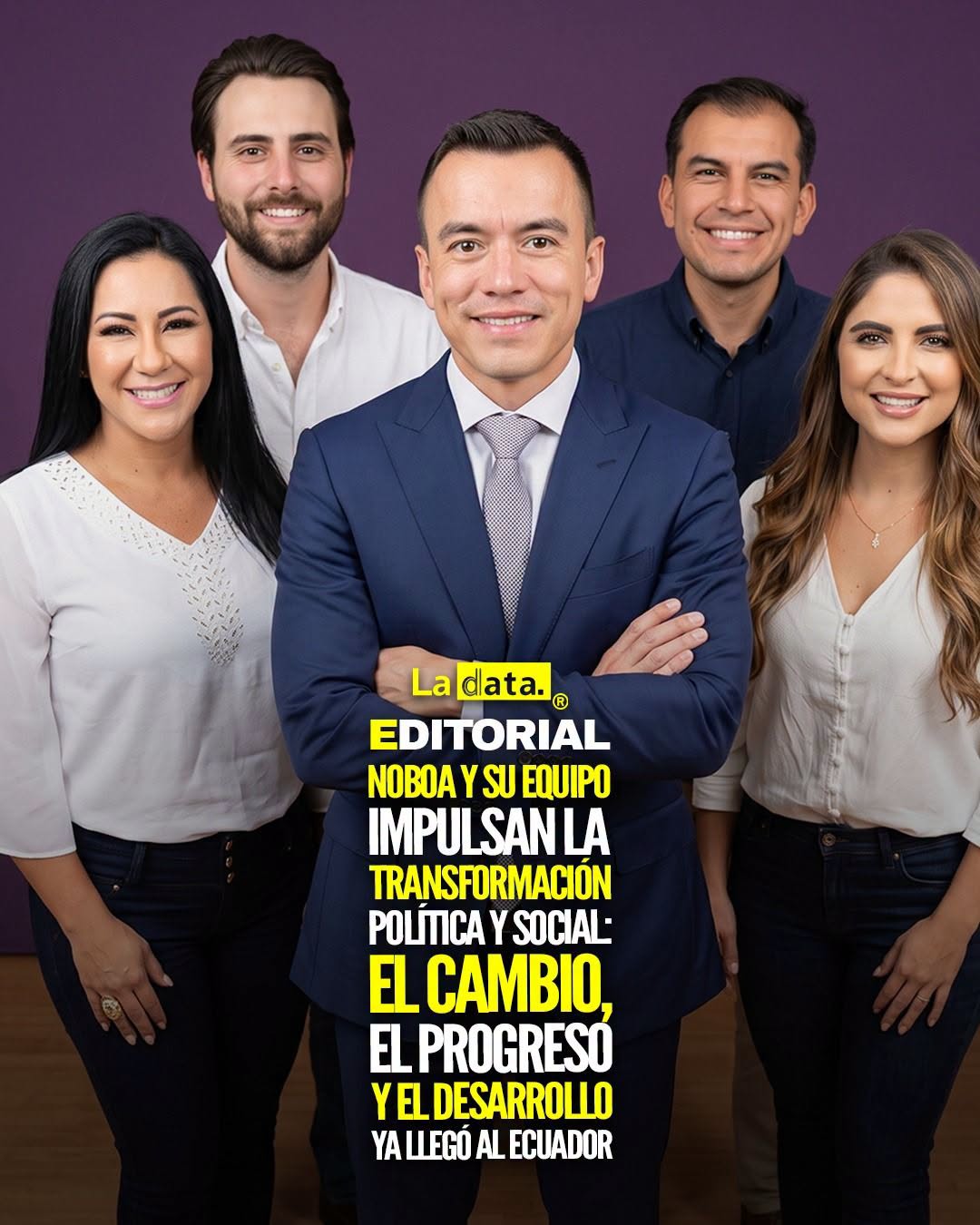 @ladataec 👈 ‎ ‎#ladata #TendenciaPolítica #DanielNoboa #Ecuador
