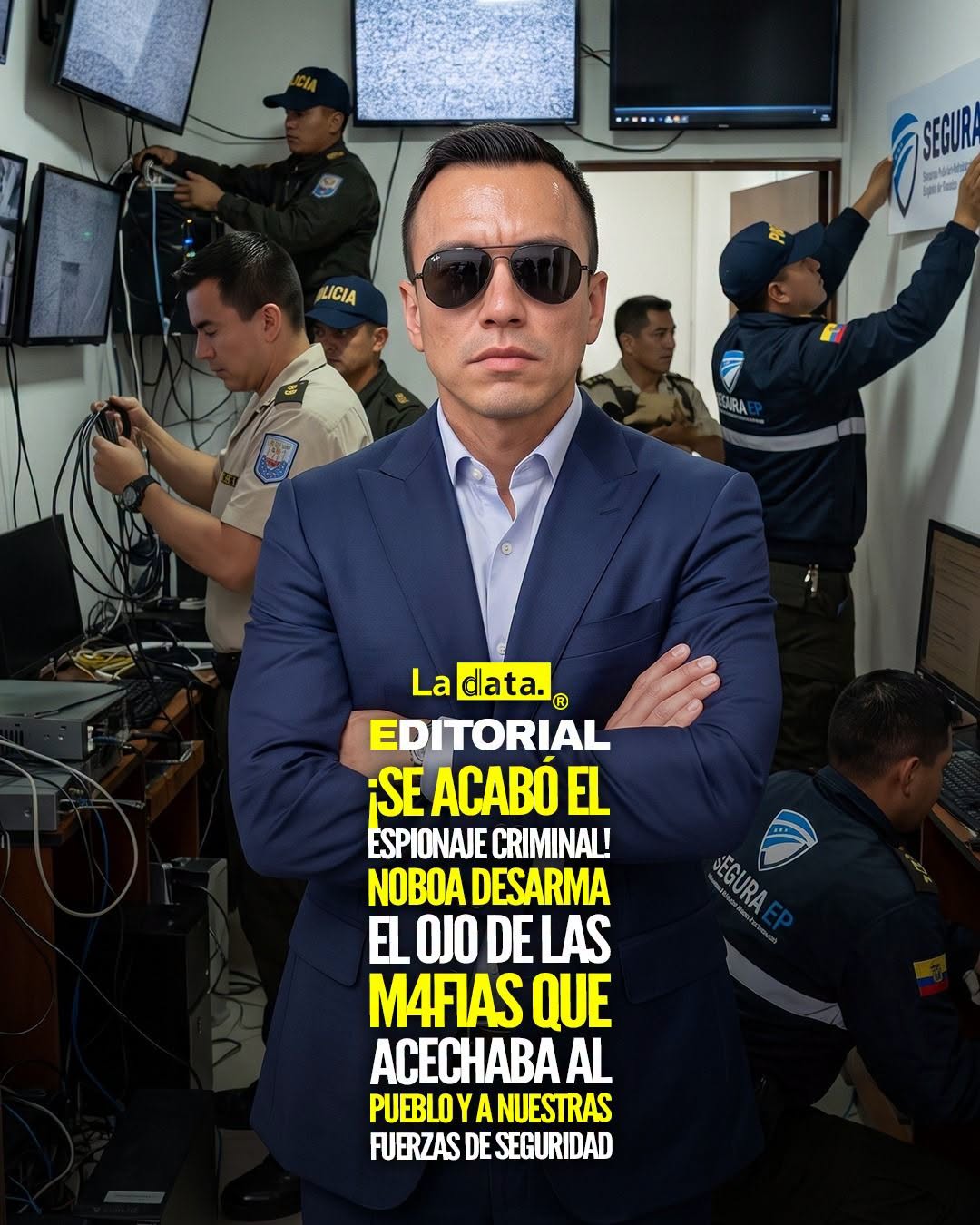 @ladataec 👈 ‎ ‎#ladata #TendenciaPolítica #SeguraEP #VideoVigilancia