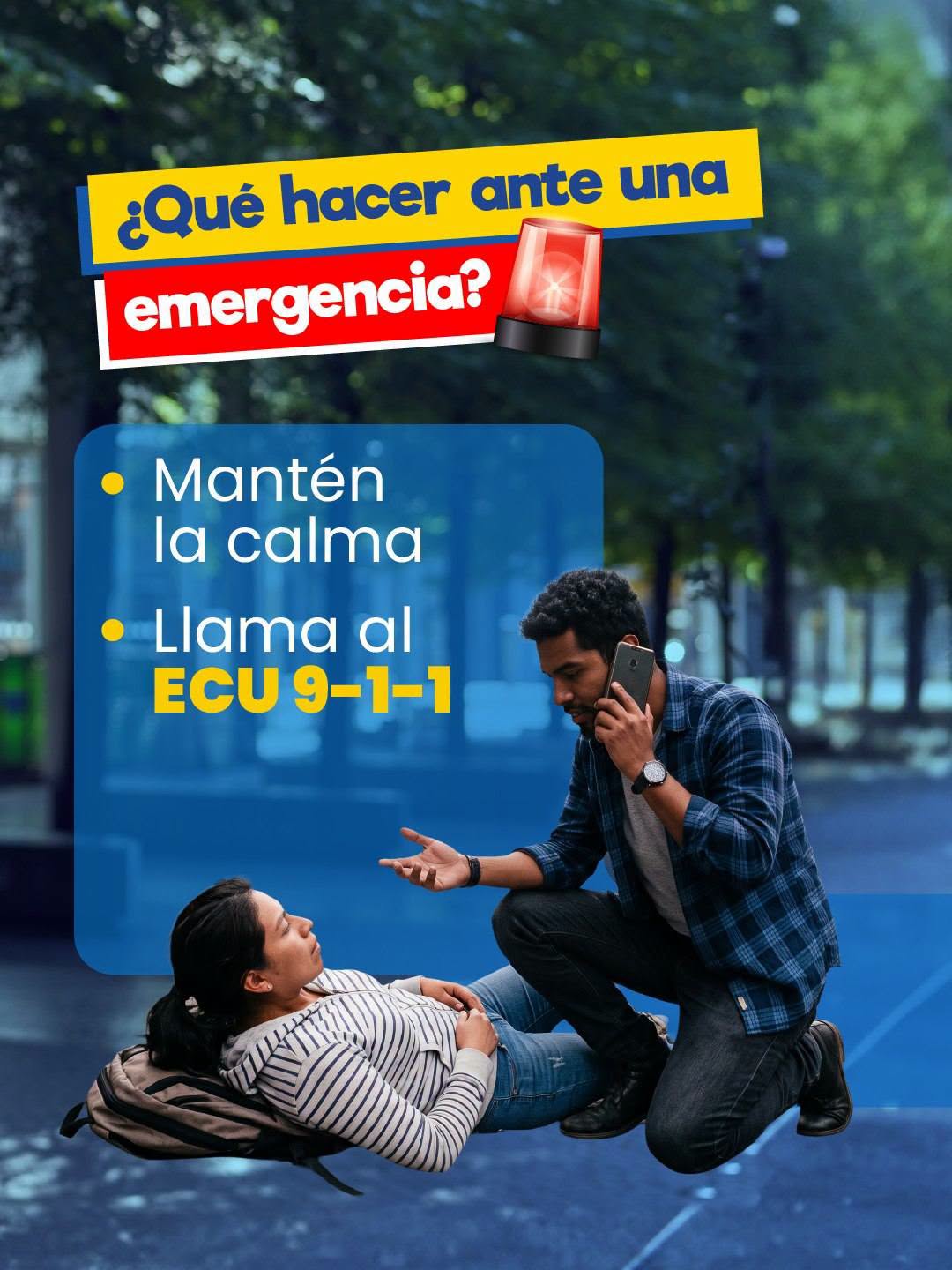 Llama al 9️⃣1️⃣1️⃣ y recibe atención inmediata.
