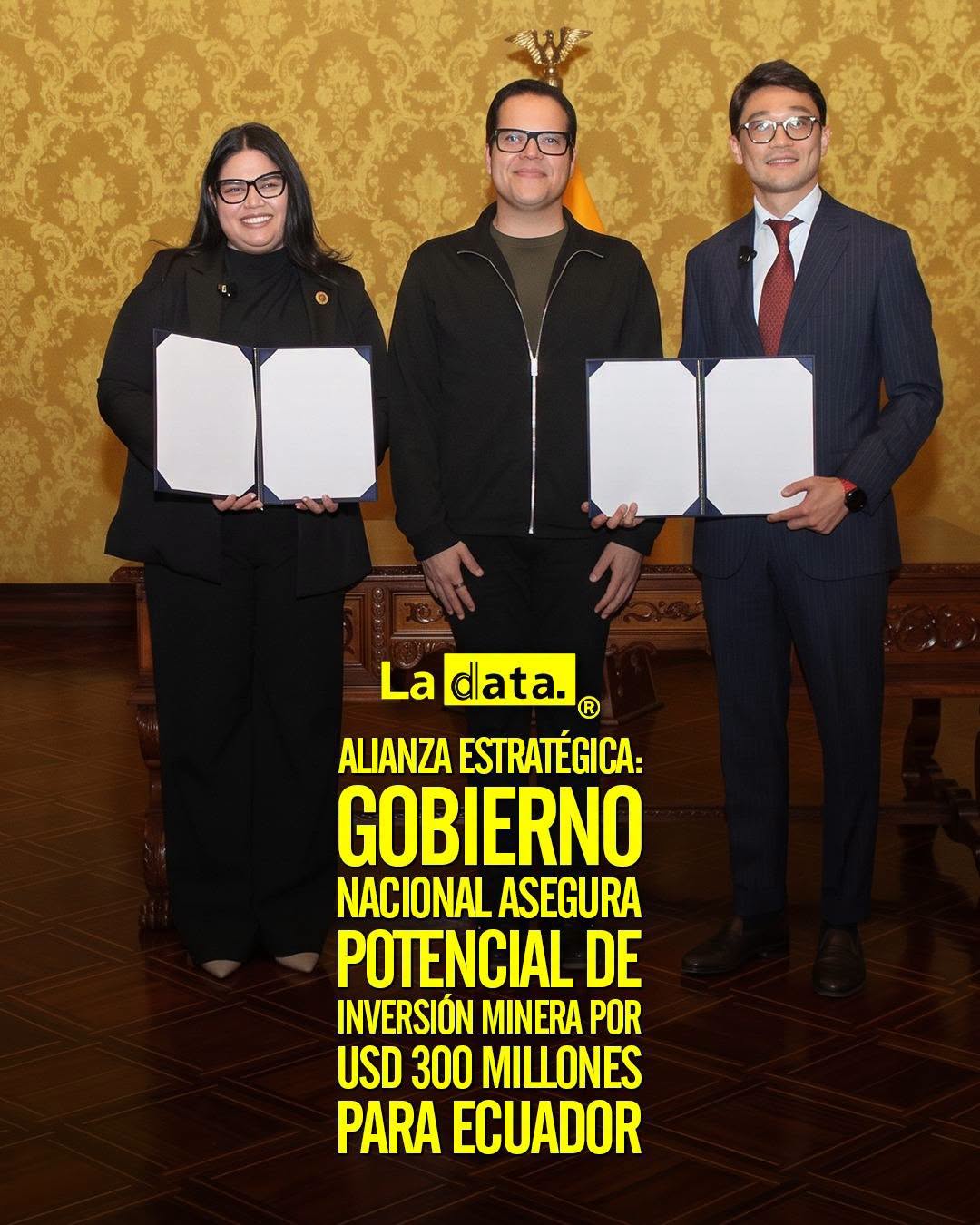 @ladataec 👈 ‎ ‎#ladata #TendenciaPolítica #GobiernoNacional #Minería