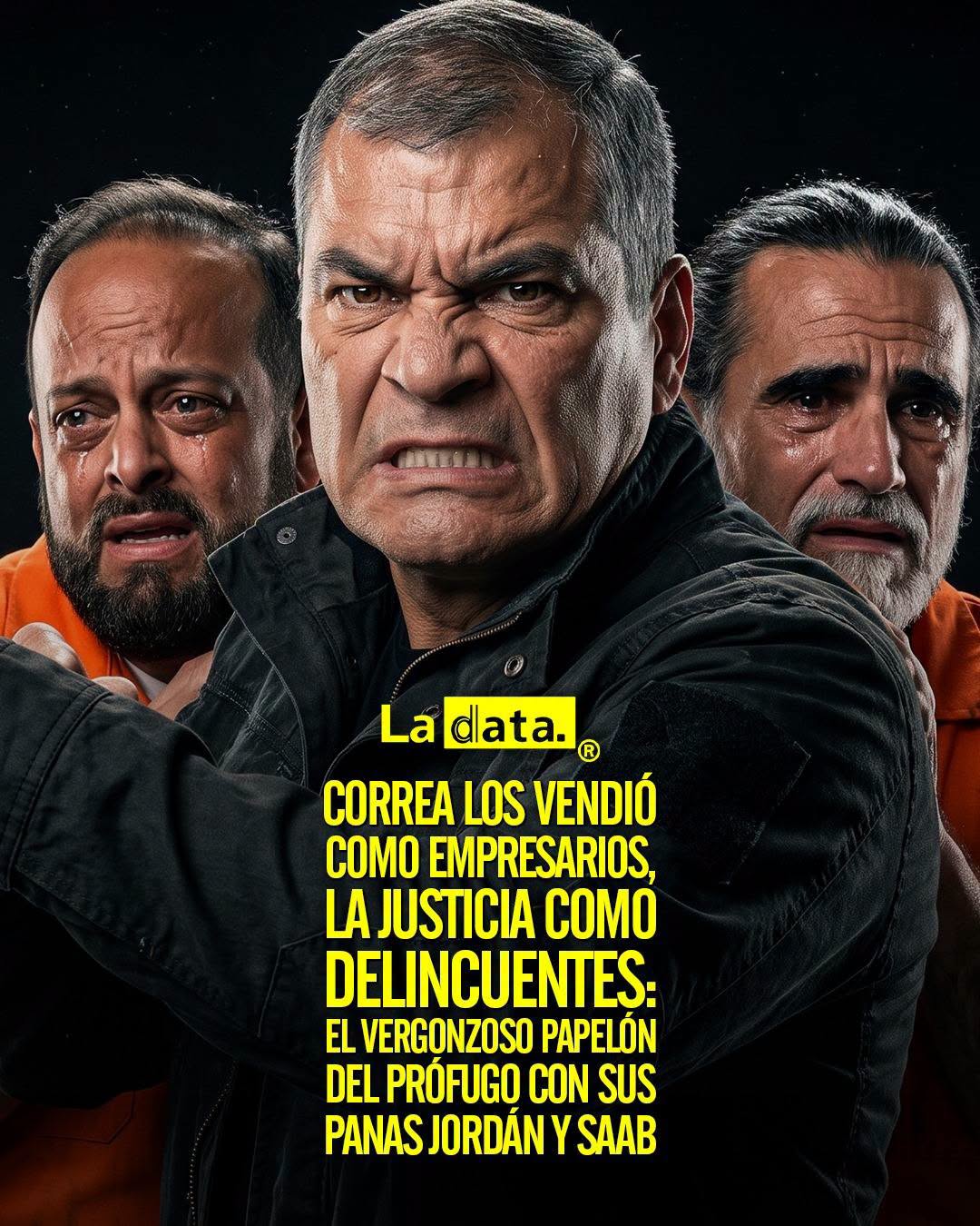 @ladataec 👈 ‎ ‎#ladata #TendenciaPolítica #RafaelCorrea #XavierJordán