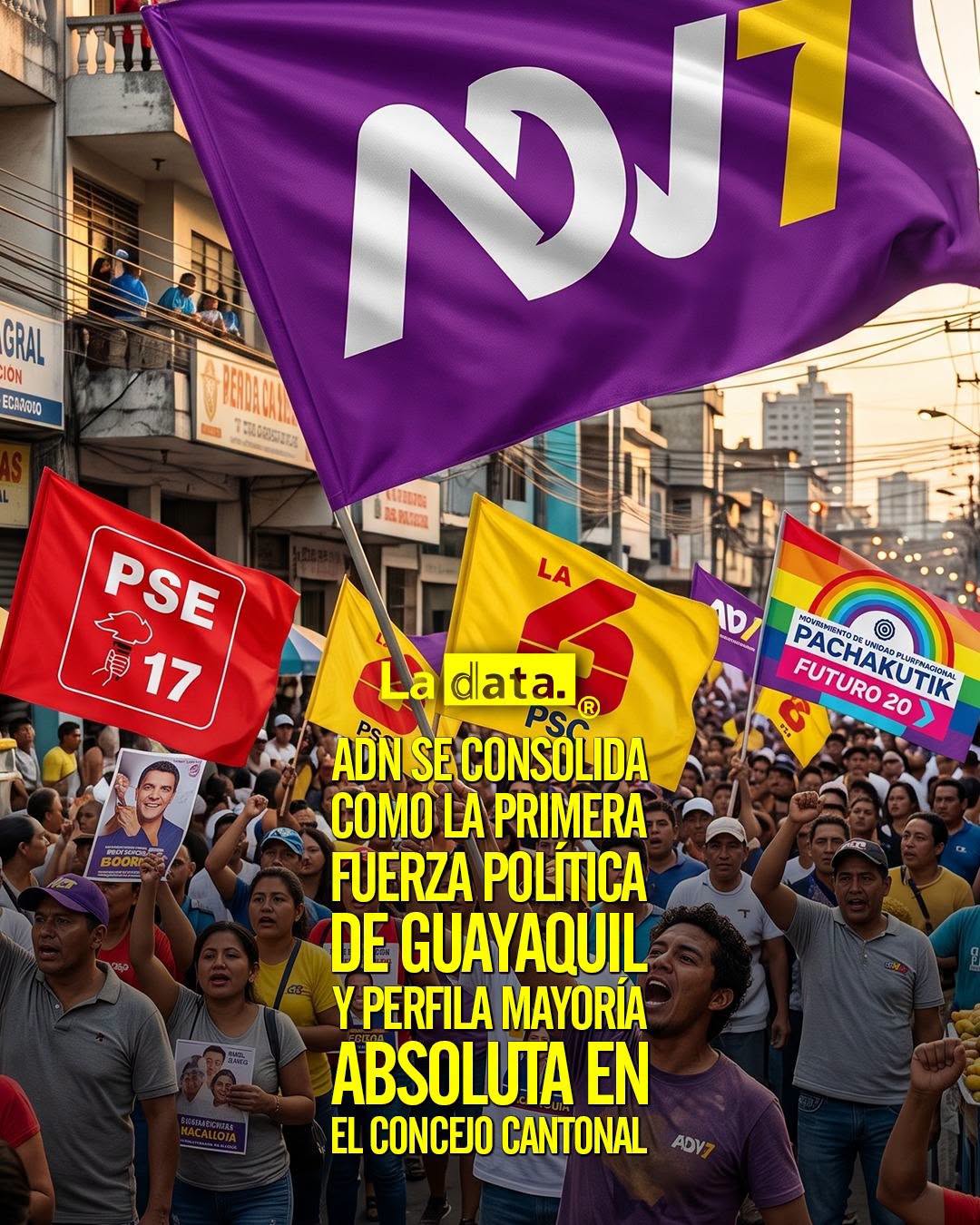 @ladataec👈 #ladata #TendenciaPolítica #Guayaquil  #ConcejoCantonal