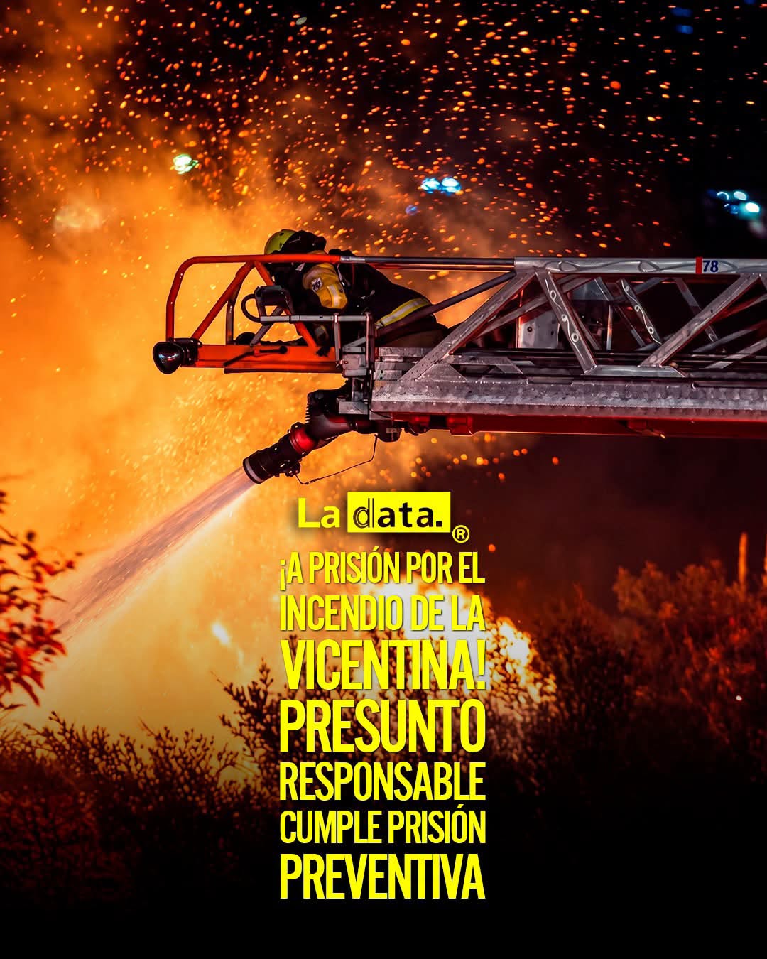 @ladataec👈 #LaData #TendenciaPolítica  #LaVicentina #IncendiosForestales