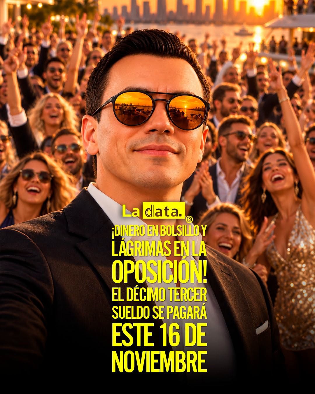 @ladataec 👈 #ladataec #tendenciapolitica #decimotercersueldo #danielnoboa