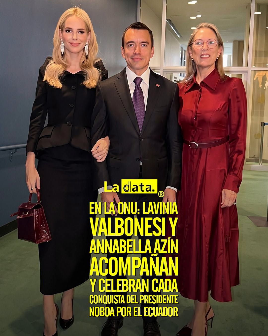 @ladataec 👈 ‎ ‎#ladata #TendenciaPolítica #DanielNoboa #ONU