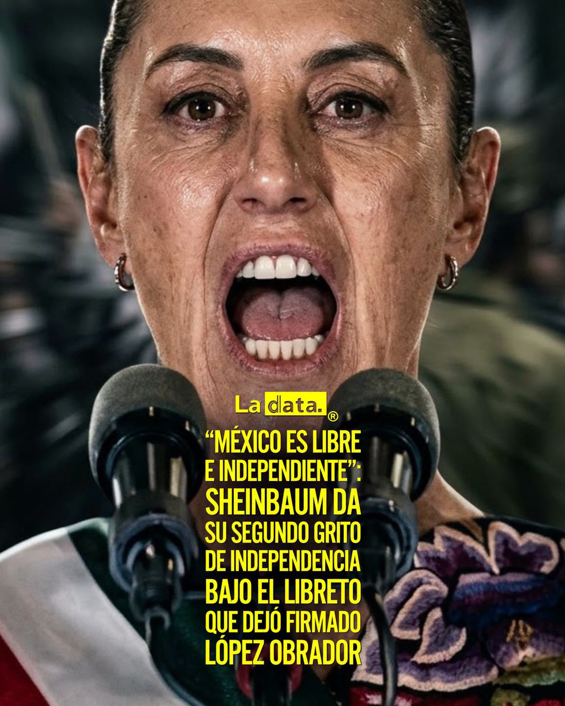 La Data 👈 #ladata #tendenciapolítica #gritodeindependencia #mexico
