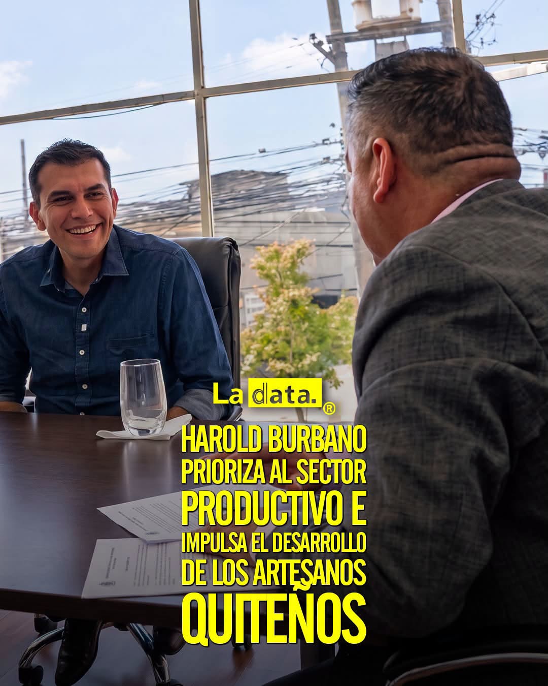 @ladataec 👈 ‎ ‎#ladata #TendenciaPolítica #HaroldBurbano #Quito